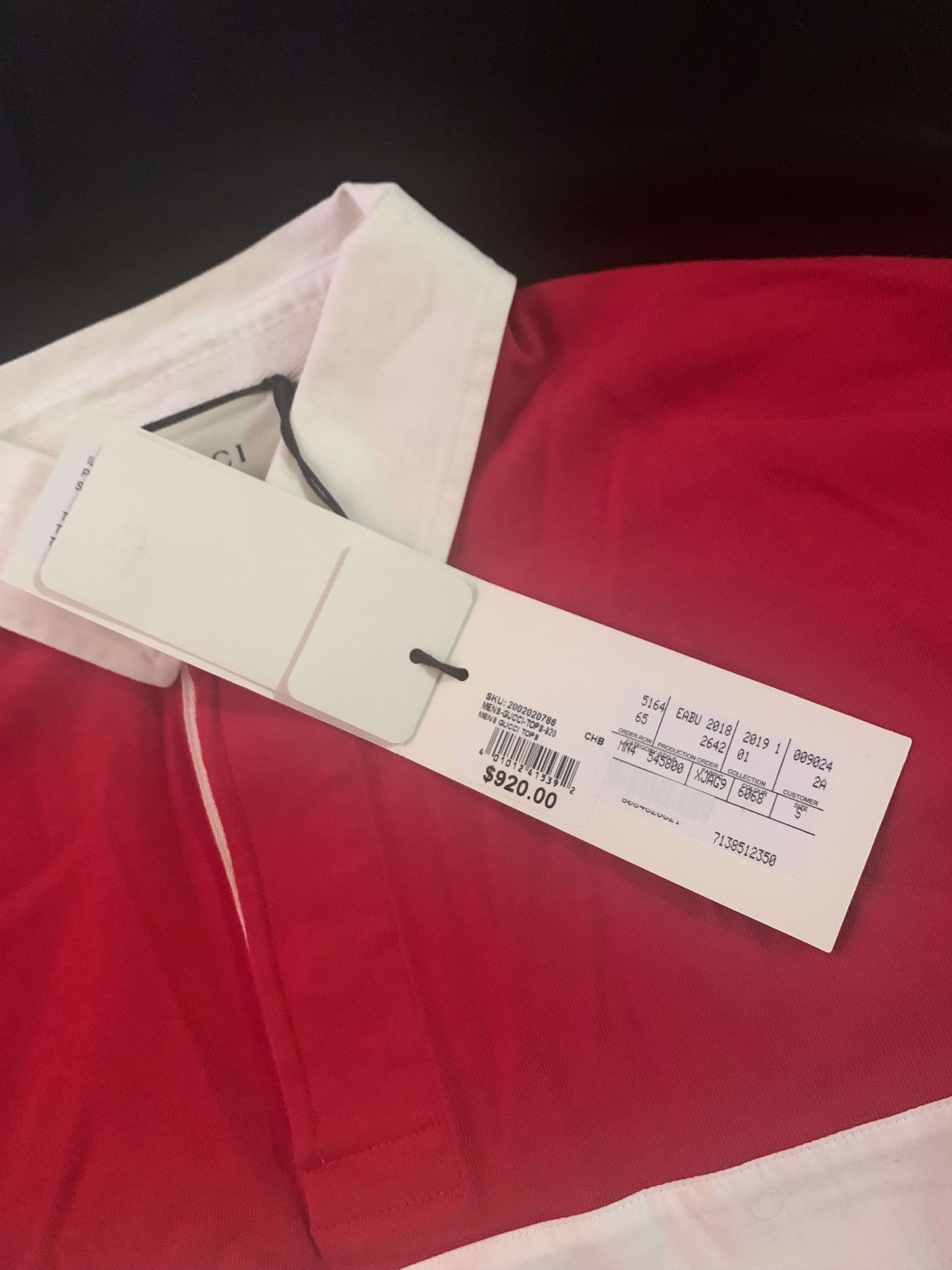 Gucci Gucci Long Sleeve Polo Shirt Size US L / EU 52-54 / 3 - 4 Thumbnail