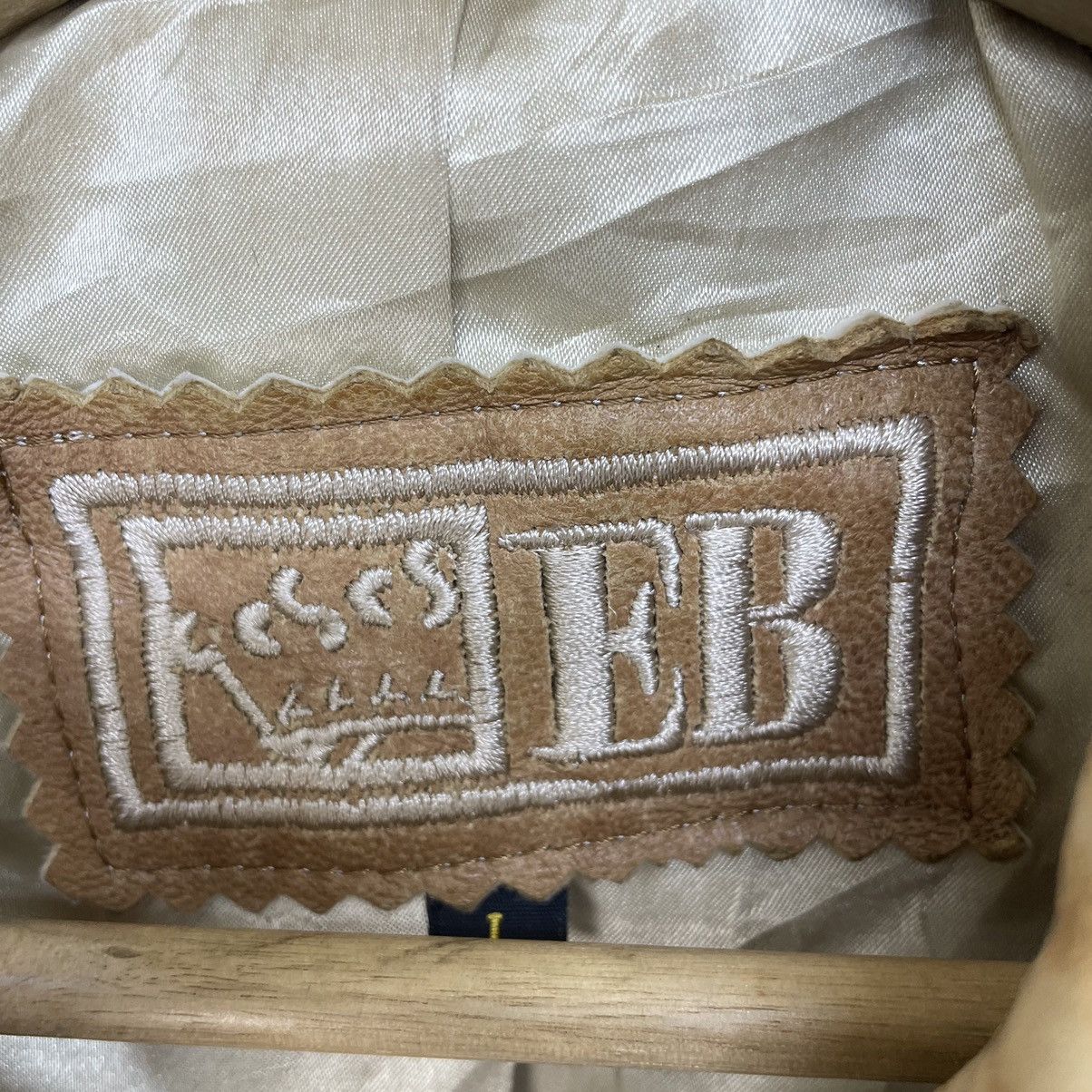 EB Denim × Japanese Brand Genuine Leather EB Jacket Riri Zipper Size M / US 6-8 / IT 42-44 - 11 Thumbnail