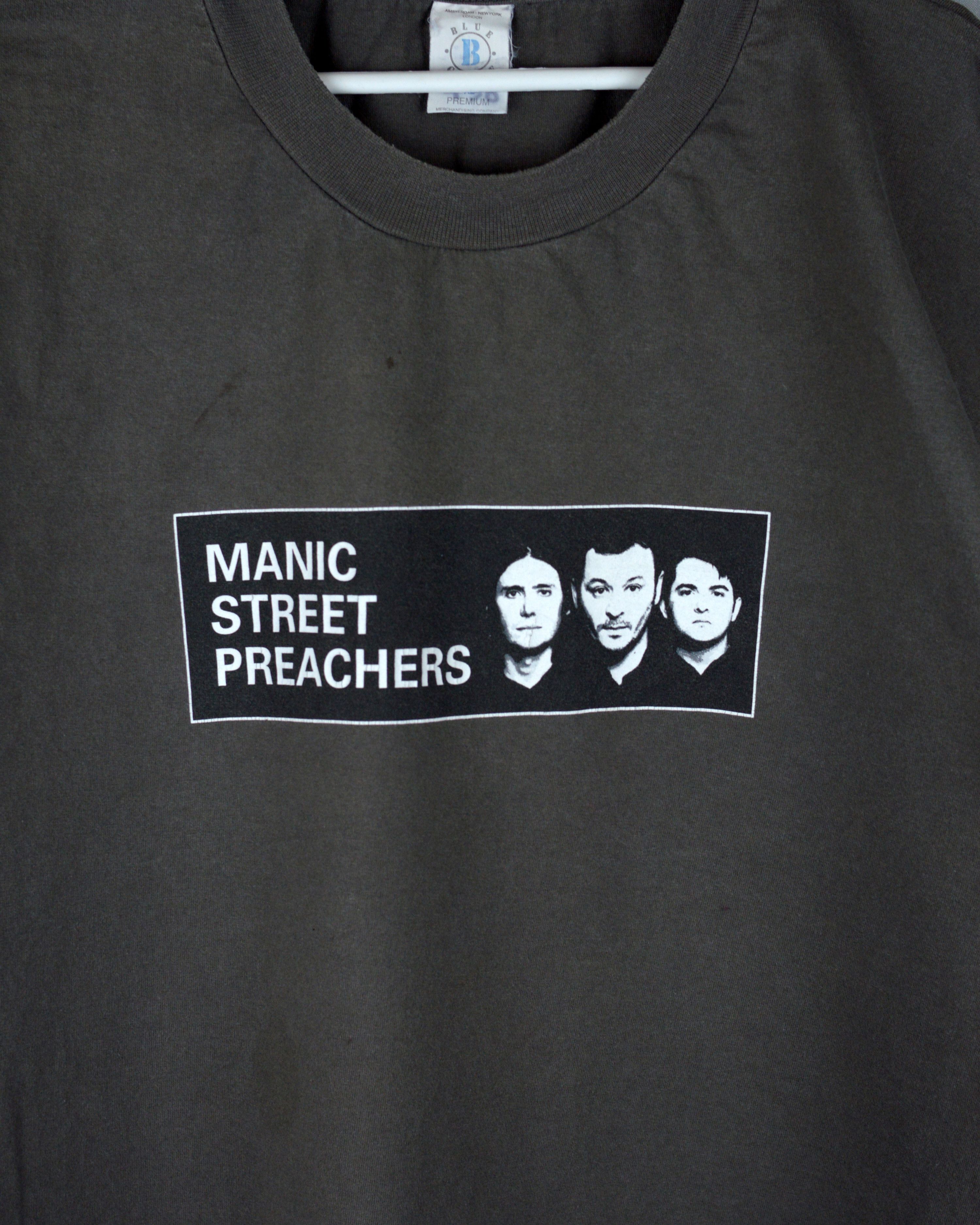 Band Tees × Vintage Vintage 90s Manic Street Preachers t shirt Size US XL / EU 56 / 4 - 4 Thumbnail