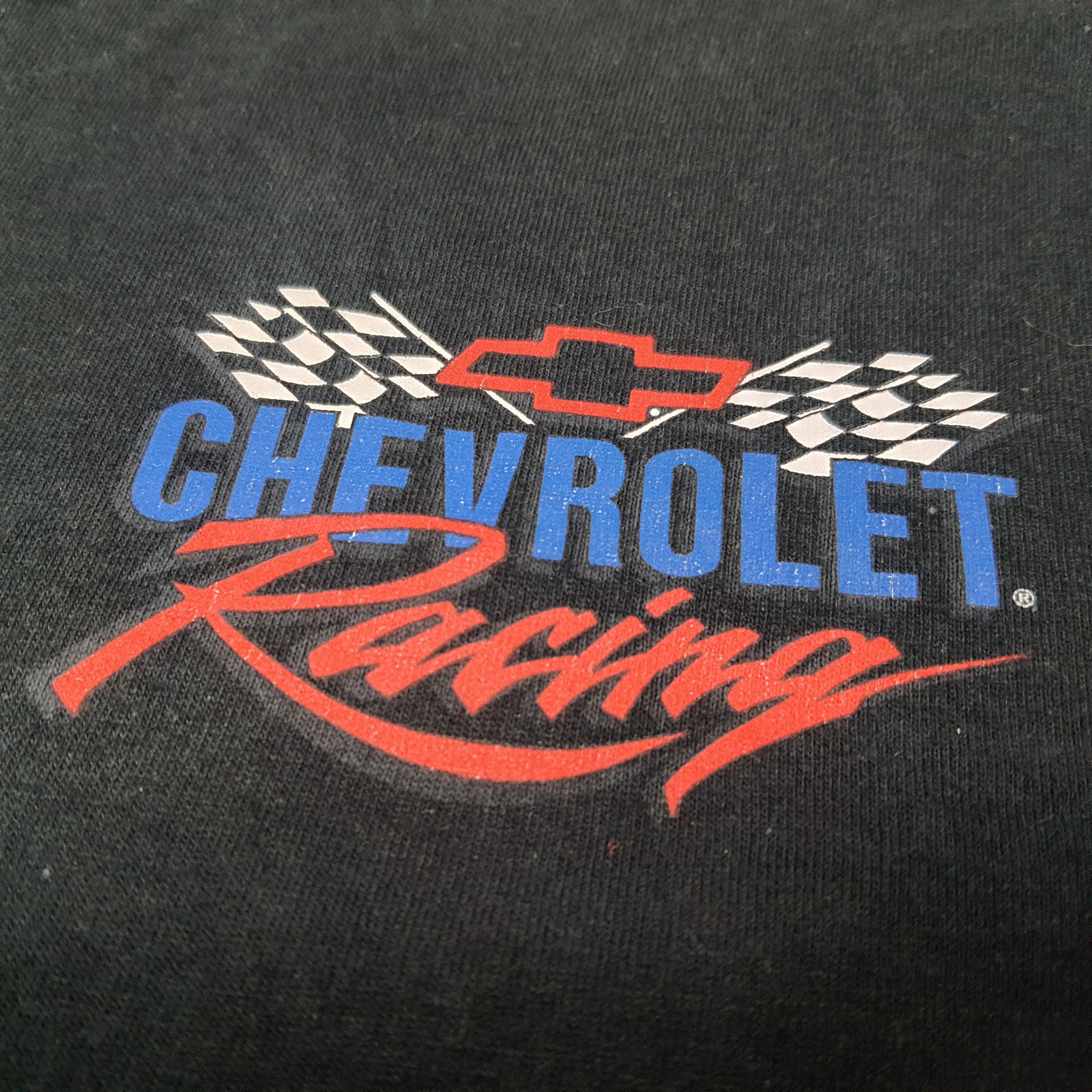 Fruit Of The Loom Vintage 90s Chevrolet Racing Single Stitch Tshirt C285N26 Size US M / EU 48-50 / 2 - 7 Thumbnail