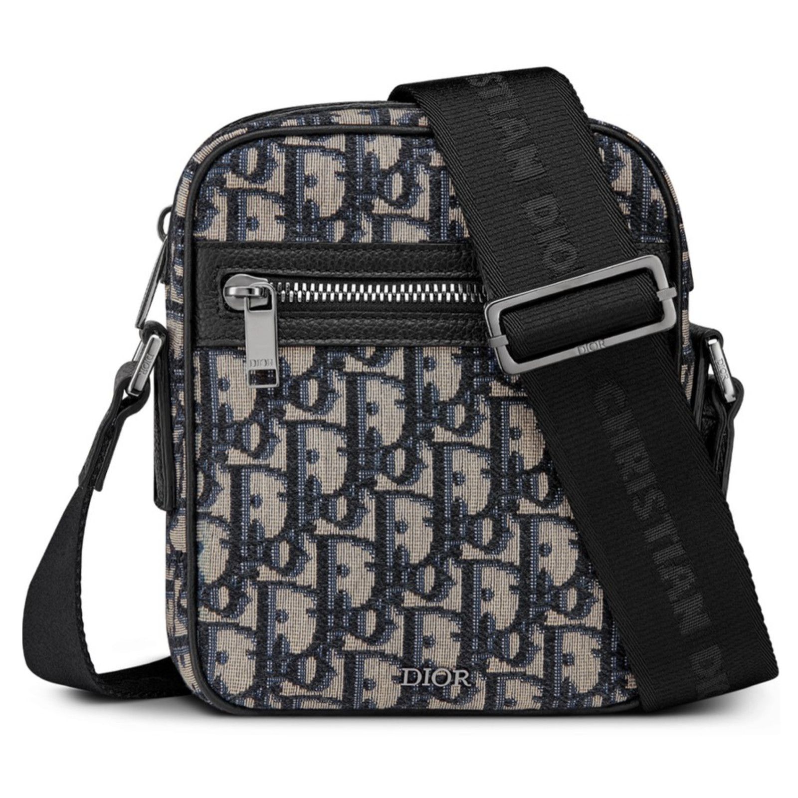 Dior Dior Oblique Vertical Messenger Pouch Shoulder Crossbody Bag Size ONE SIZE - 1 Thumbnail
