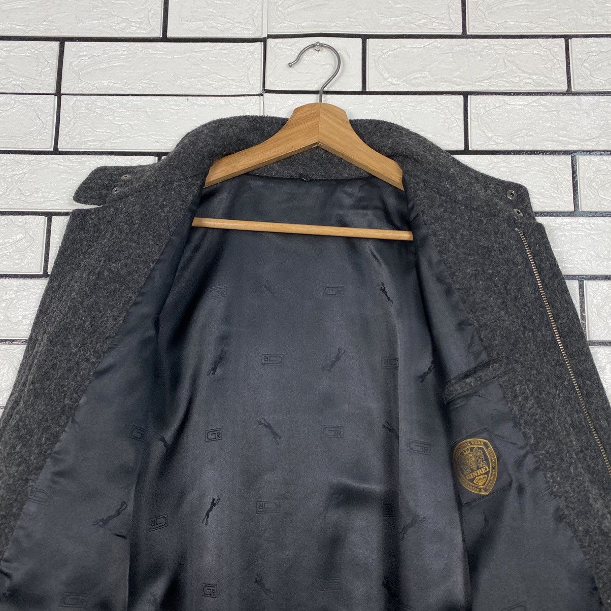 Issey Miyake 📌Vintage Wool Bomber Jacket Ginrei Rare Design Size US L / EU 52-54 / 3 - 15 Thumbnail