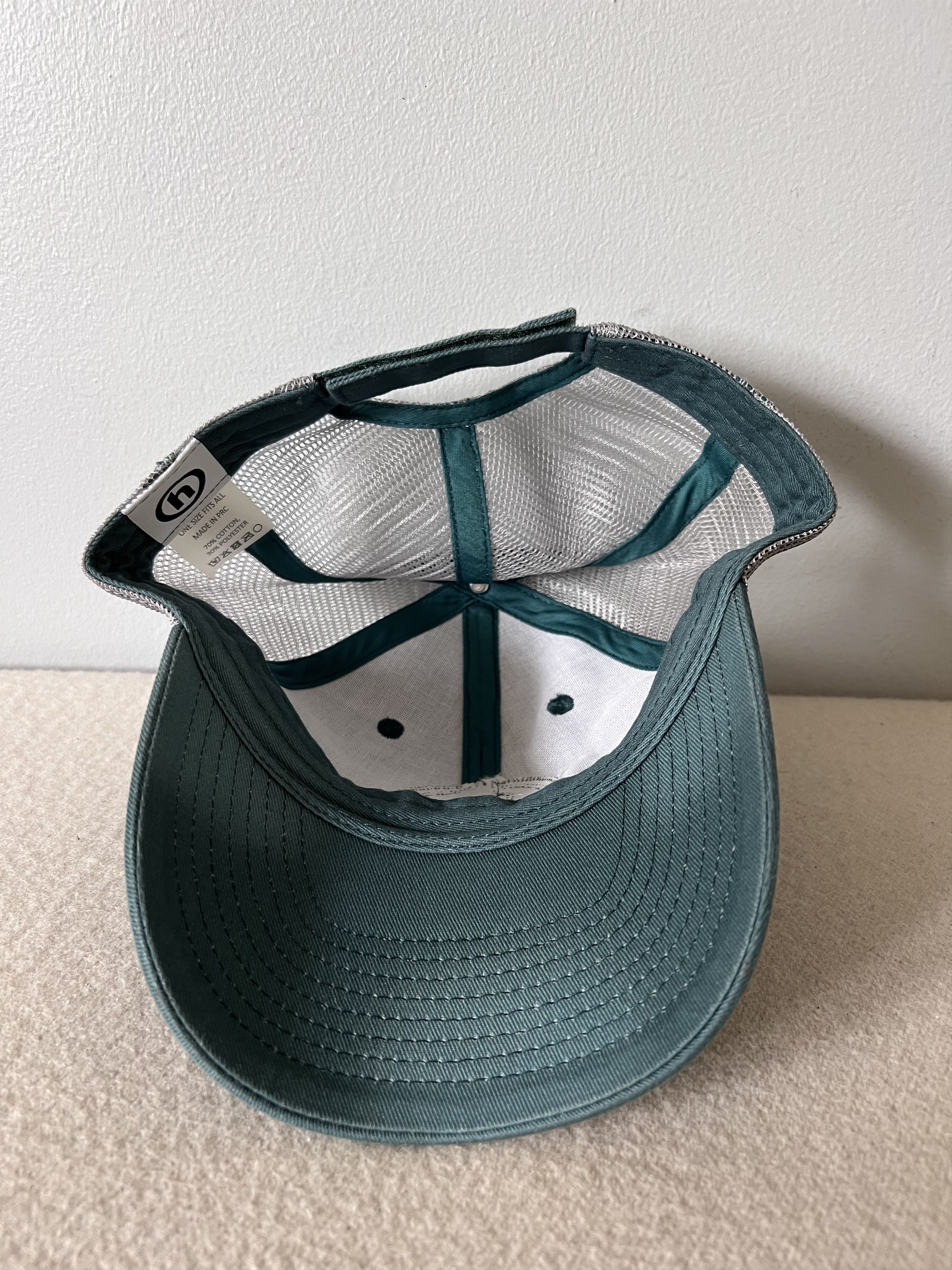 HIDDEN Hidden NY Ranger Trucker Hat in Faded Green Size ONE SIZE - 5 Thumbnail