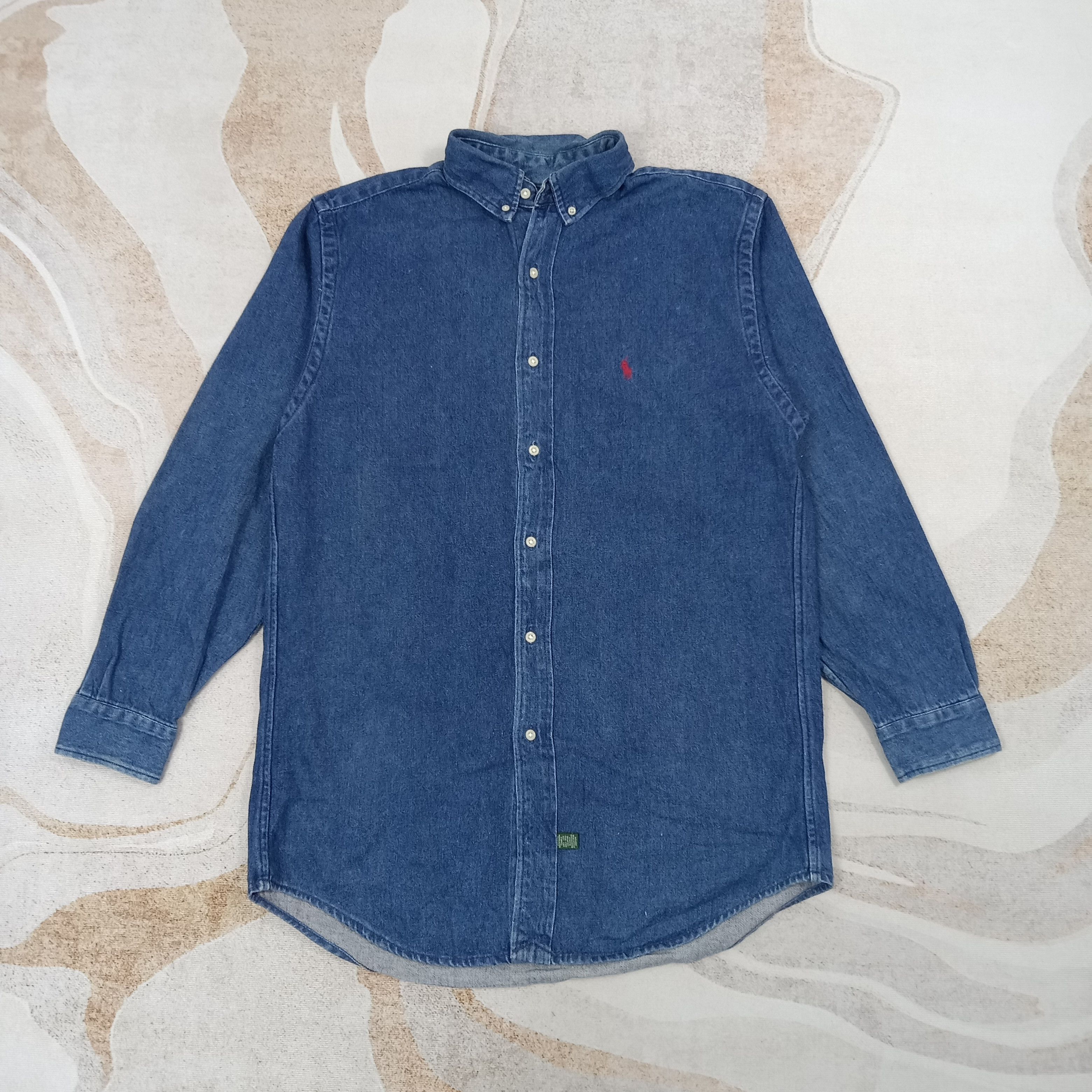Polo Ralph Lauren Polo Country by Ralph Lauren American Denim Shirt C267N63 Size US L / EU 52-54 / 3 - 1 Thumbnail