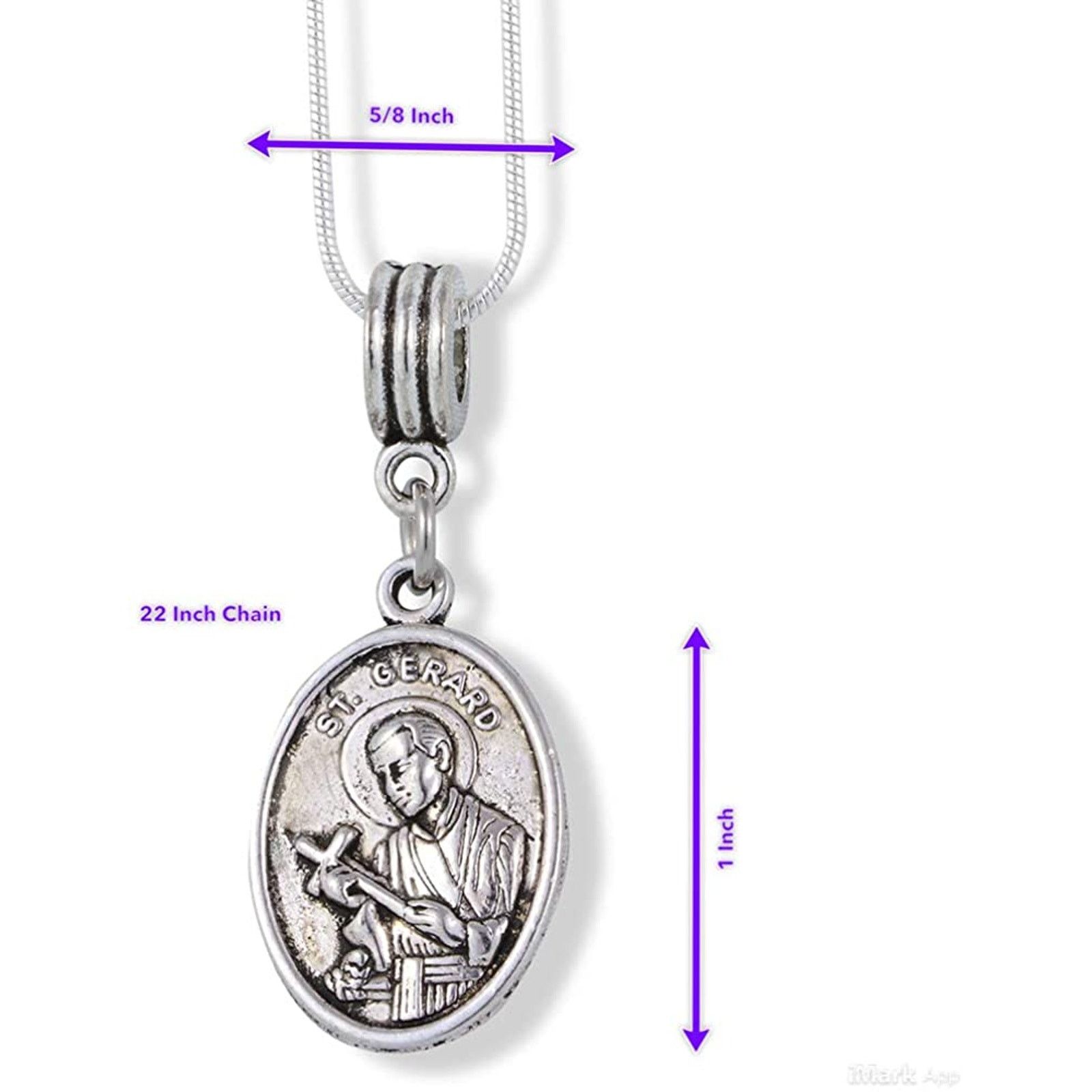 & Other Stories St Gerard Necklace | Patron Saint of Motherhood Fertility Size ONE SIZE - 4 Thumbnail