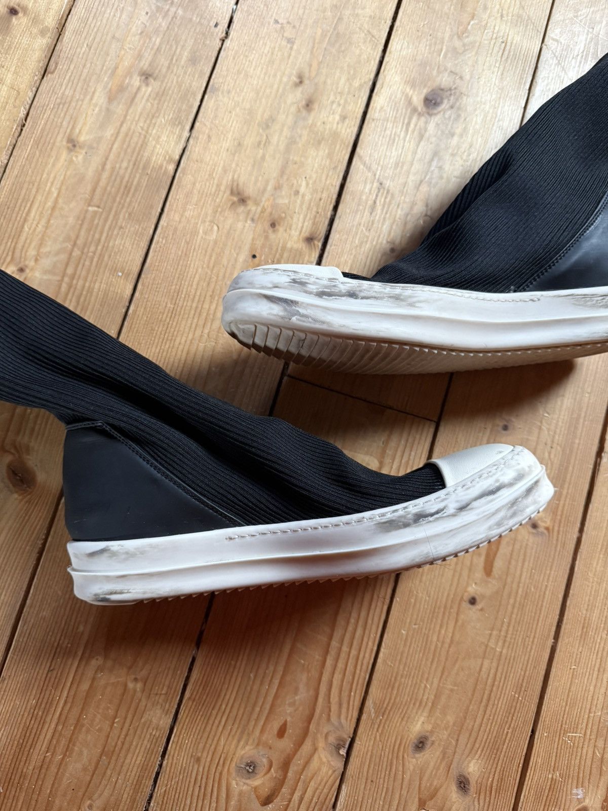 Rick Owens Drkshdw Rick Owens DRKSHDW SOCK Ramones Size US 7 / EU 40 - 10 Thumbnail