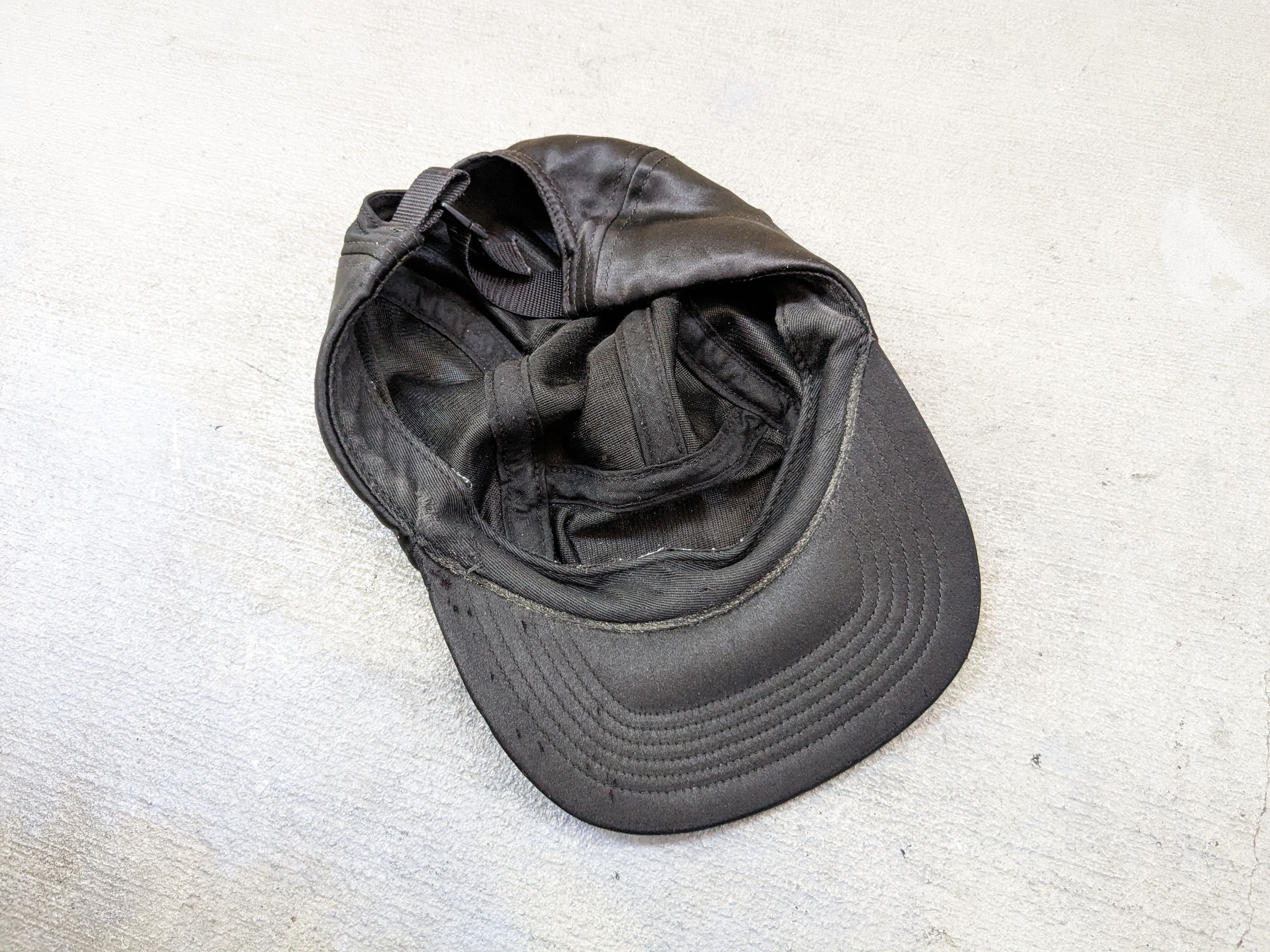 Supreme Supreme Satin Camp Cap Satin Black SS17 BOGO Box Logo Hat Size ONE SIZE - 8 Thumbnail