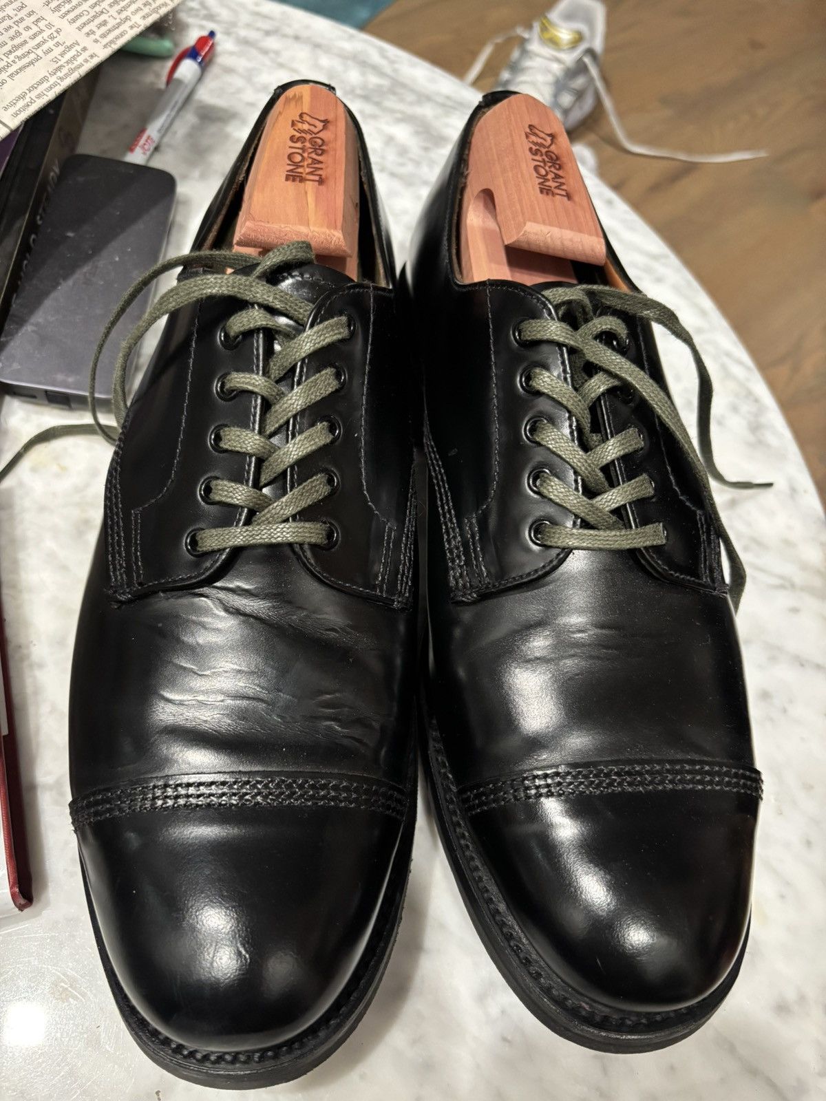 Sanders】MILITARY DERBY SHOES BROWN – Blue Beach Denim