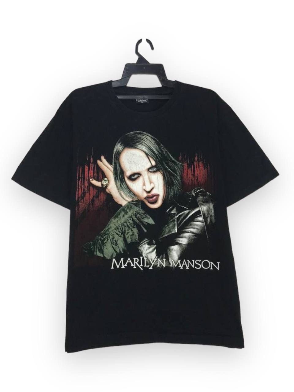 Band Tees × Vintage vintage Marilyn Manson rock american musician metal horror Size US L / EU 52-54 / 3 - 1 Thumbnail
