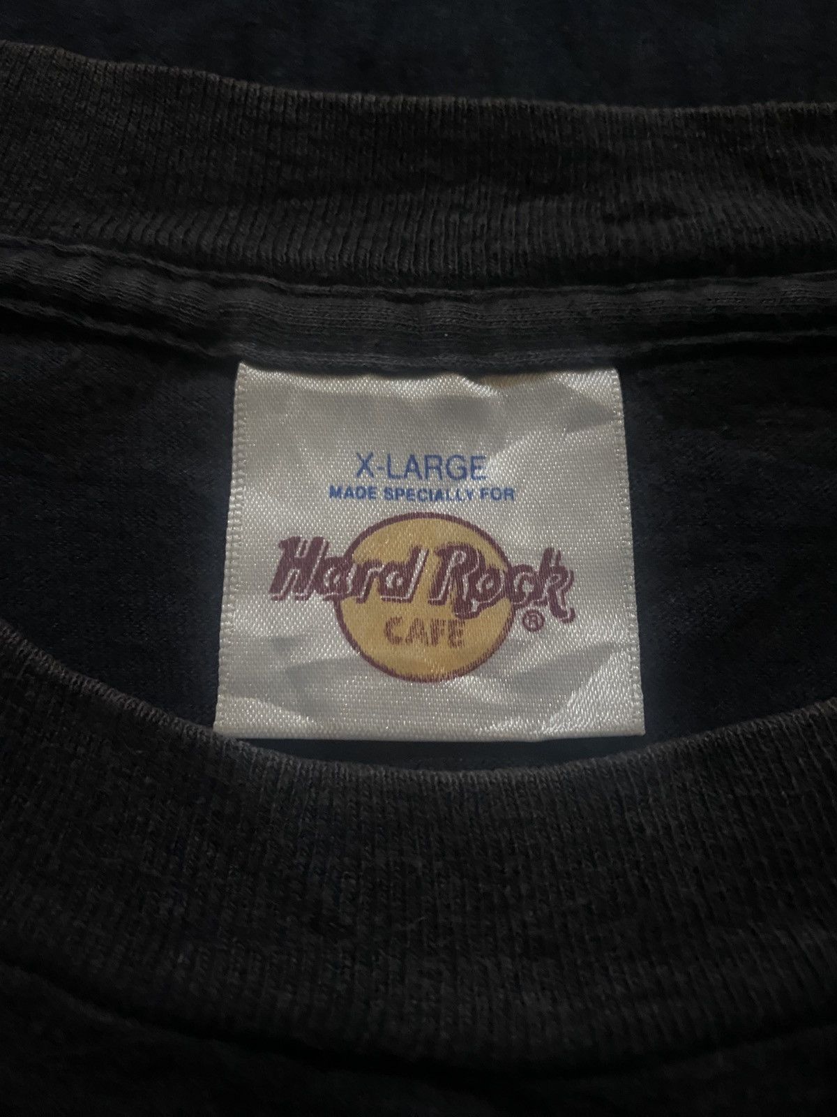 Hard Rock Cafe Vintage Hard Rock Cafe Dallas Iconic Big Logo T Shirt Size US XL / EU 56 / 4 - 4 Thumbnail