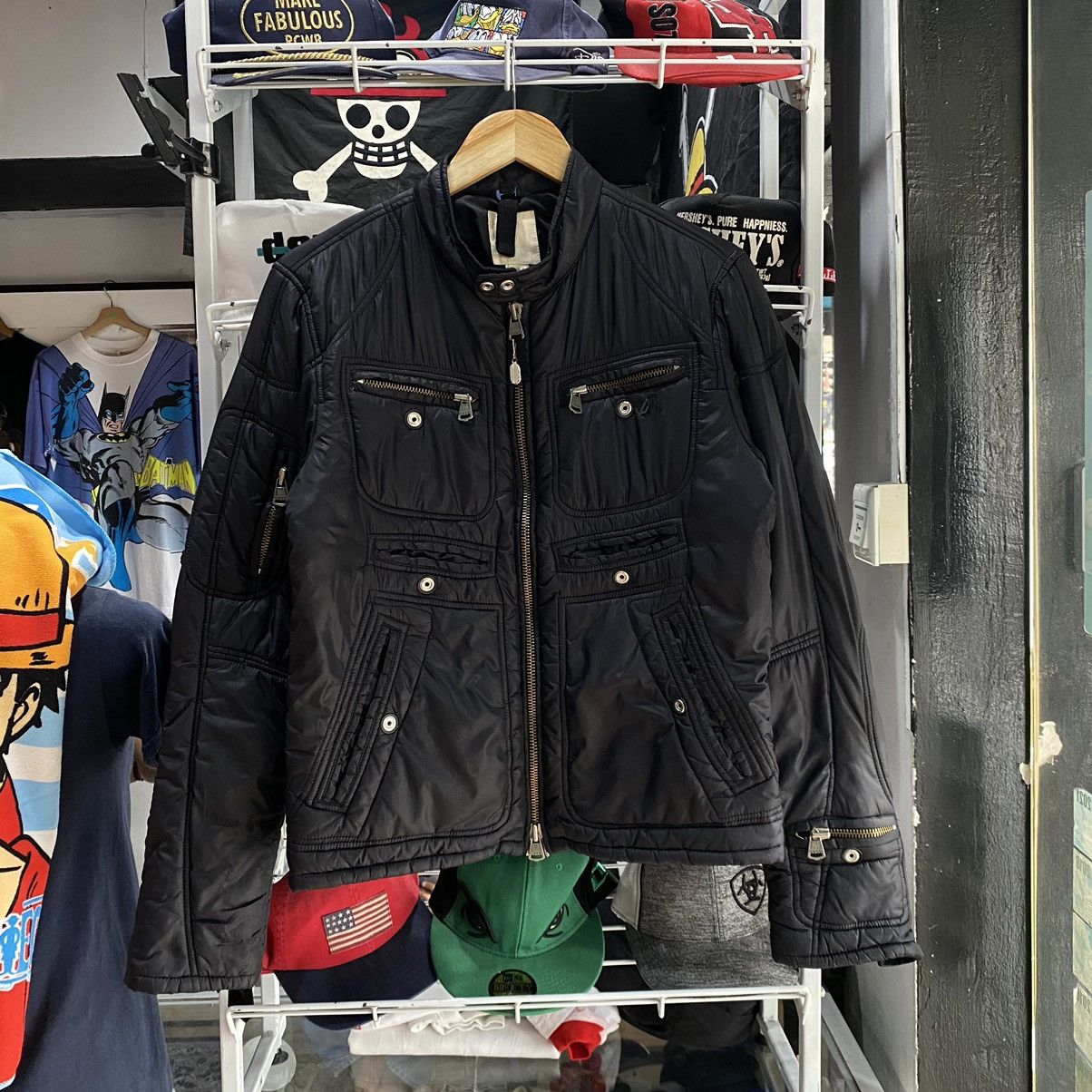 Diesel vintage cargo jacket multi pocket avantgarde