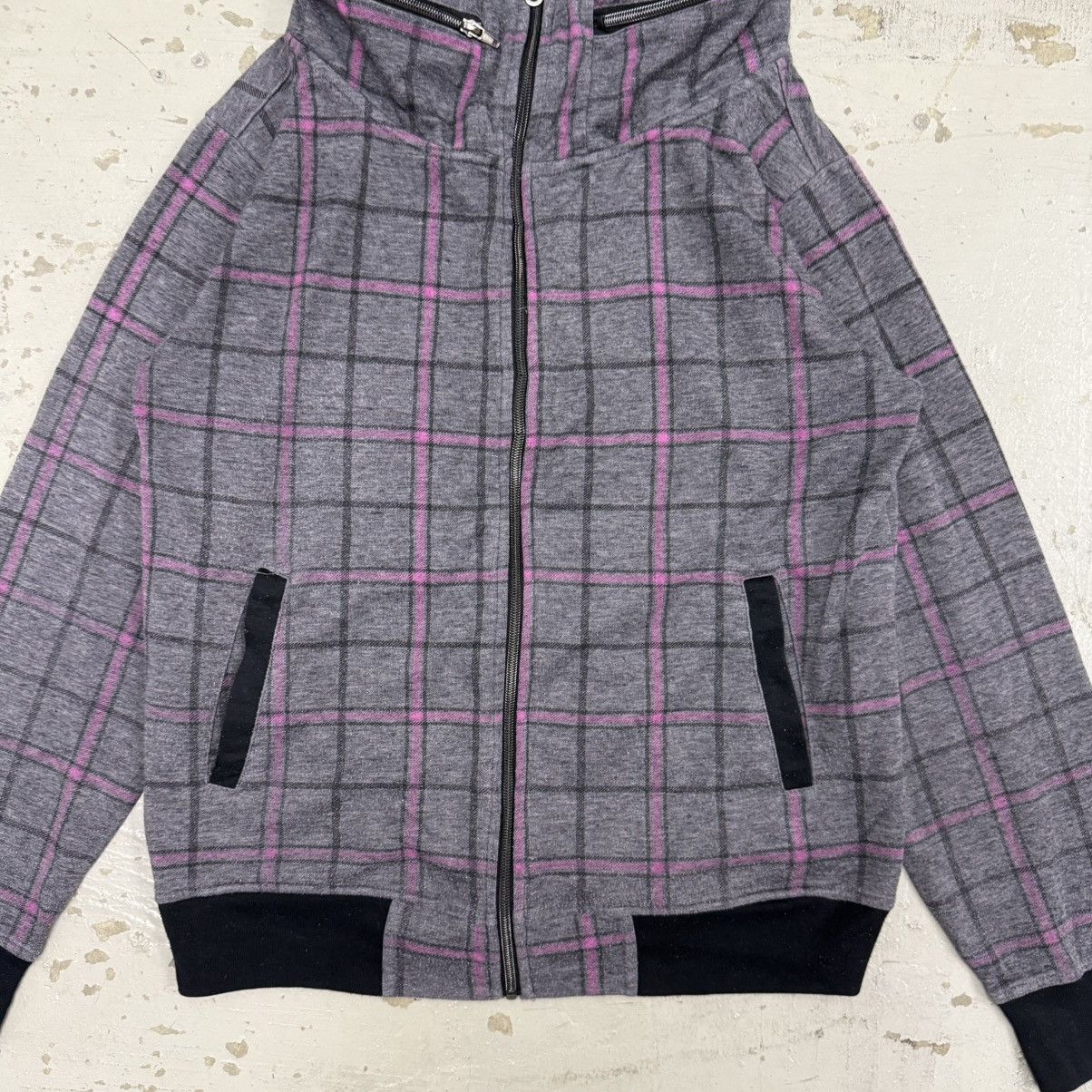 Le Grande Bleu (L.G.B.) Raff Rule Japan LGB Style Plaid Bono Hoodie Multiple Zip Size US L / EU 52-54 / 3 - 3 Thumbnail