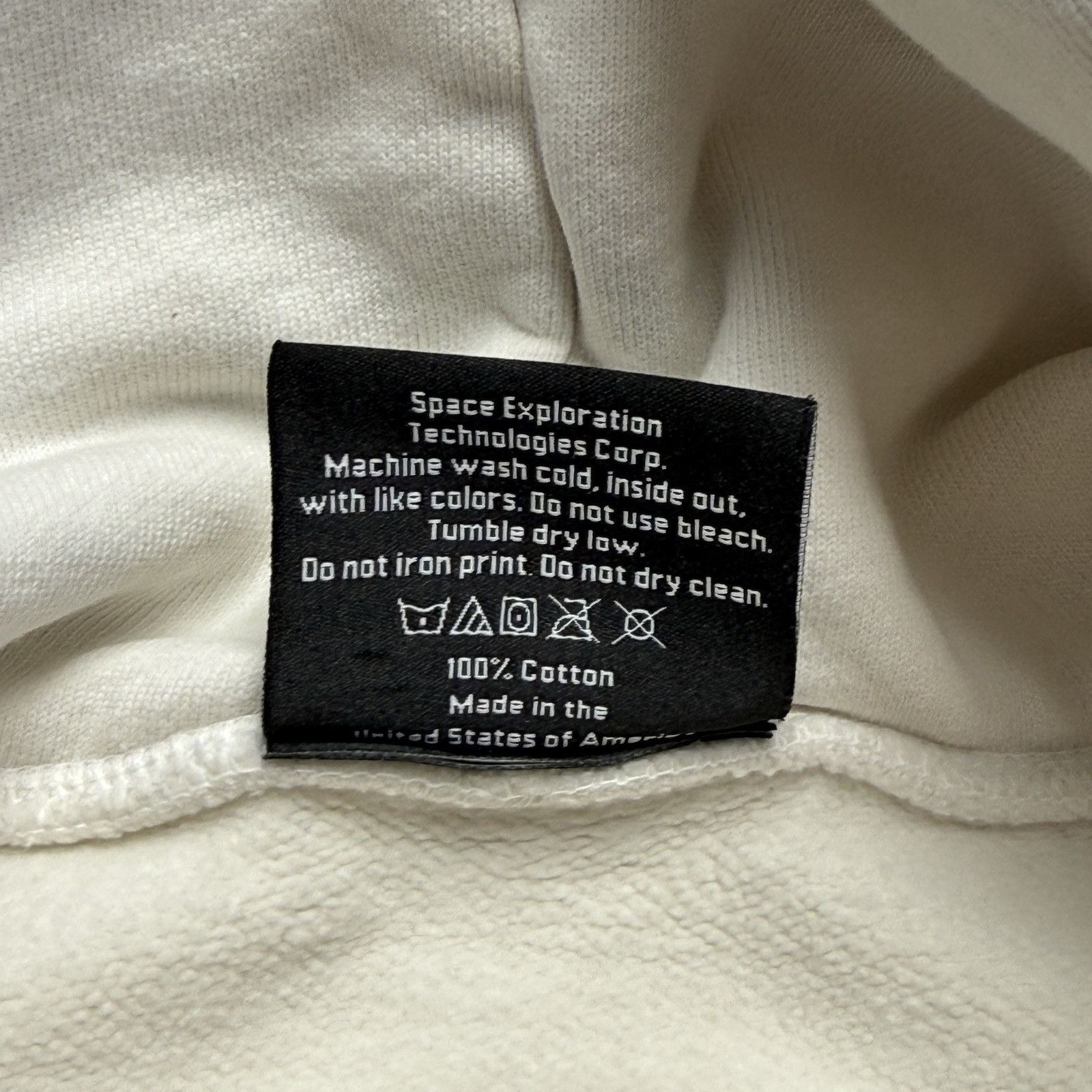 Other Space X Star Ship Hoodie Sweatshirt Mens Large White Rare Li Size US L / EU 52-54 / 3 - 10 Thumbnail