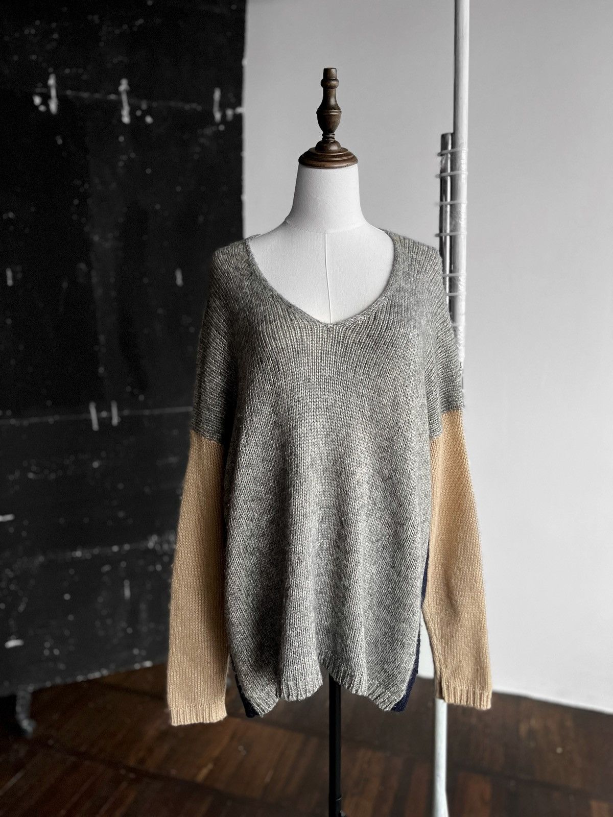 Designer Sita Murt Barcelona Womens Knit Oversize Long Sleeve Sweater Size XL / US 12-14 / IT 48-50 - 1 Thumbnail