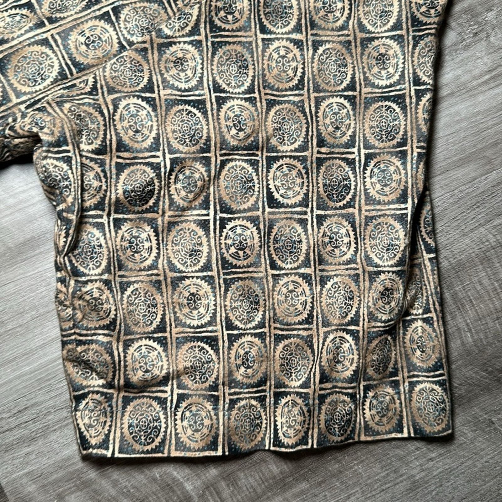 Tori Richard Tori Richard Geometric Cotton Lawn Short Sleeve - Medium Size US M / EU 48-50 / 2 - 4 Thumbnail
