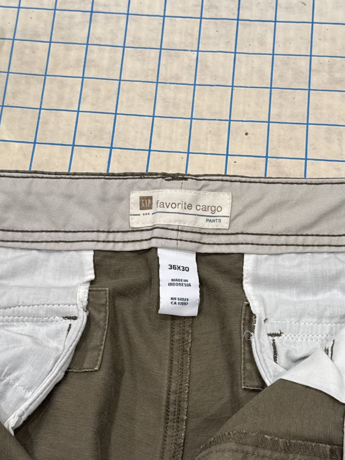 Gap Gap Favourite Cargo Wide Leg Cargo Pants Mens Size 36 Khaki Size US 36 / EU 52 - 7 Thumbnail