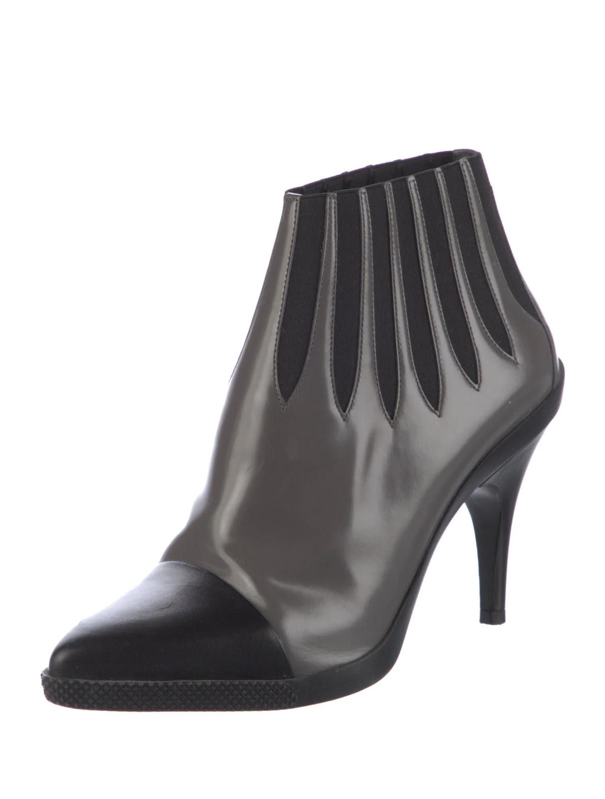 Louis Vuitton Louis Vuitton Leather Boots Two-Tone Colorblock Boots US6.5 Size US 6.5 / IT 36.5 - 2 Thumbnail