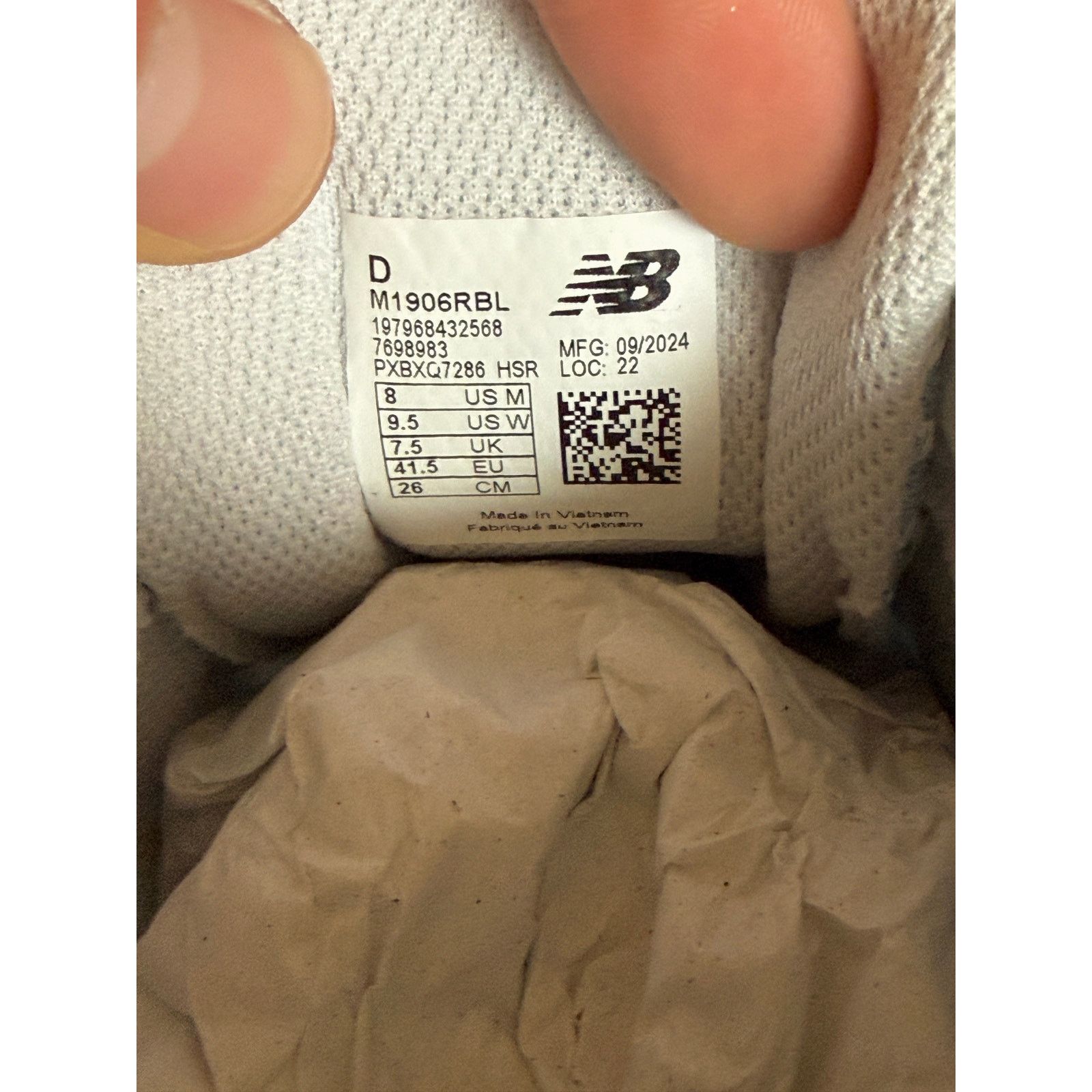 New Balance New Balance 1906R White Blue Chrome Grey Matter 2002R Agate Size US 8 / EU 41 - 8 Thumbnail