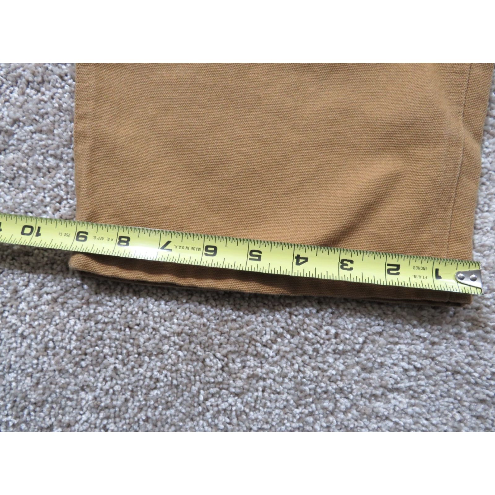 Doublet Columbia Pants Men's 36x30 Omni-Shield Canvas Workwear Double Knee Heavy Duty Cargo Pockets Brown Cotton Canvas Regular Straight 36x30 Mens Size US 36 / EU 52 - 5 Thumbnail