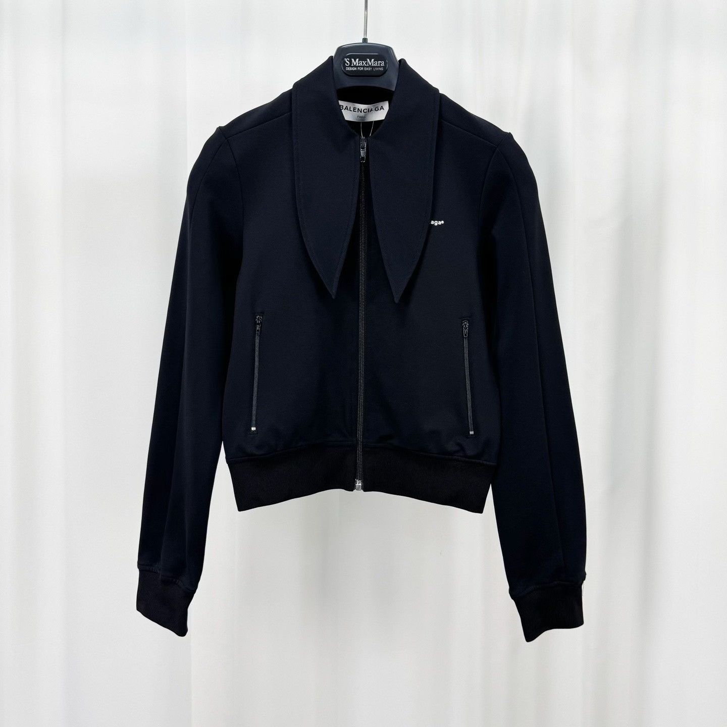 Balenciaga Balenciaga Letter Print Bow Zipper Jacket Size XS / US 0-2 / IT 36-38 - 1 Thumbnail