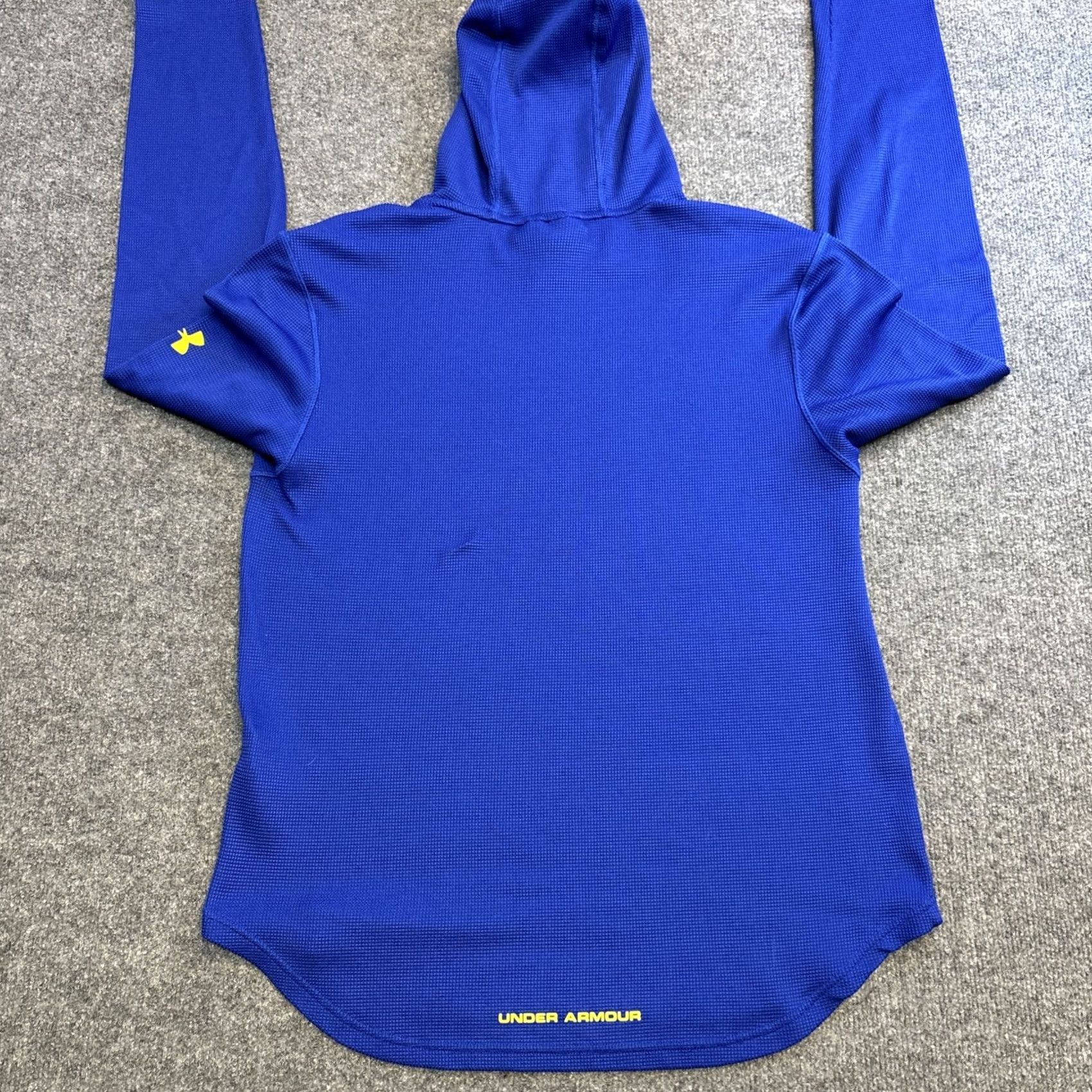 Under Armour Under Armour Hoodie Logo Full Zip SC Blue Waffle Knit Long Sleeve Medium Men M Size US M / EU 48-50 / 2 - 5 Thumbnail