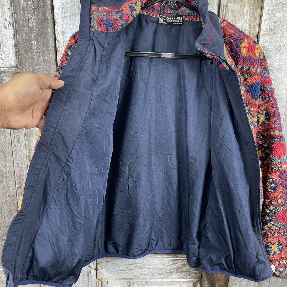 Japanese Brand Cube Sugar Vintage Deep Pile Fleece Jackets Size US M / EU 48-50 / 2 - 8 Thumbnail