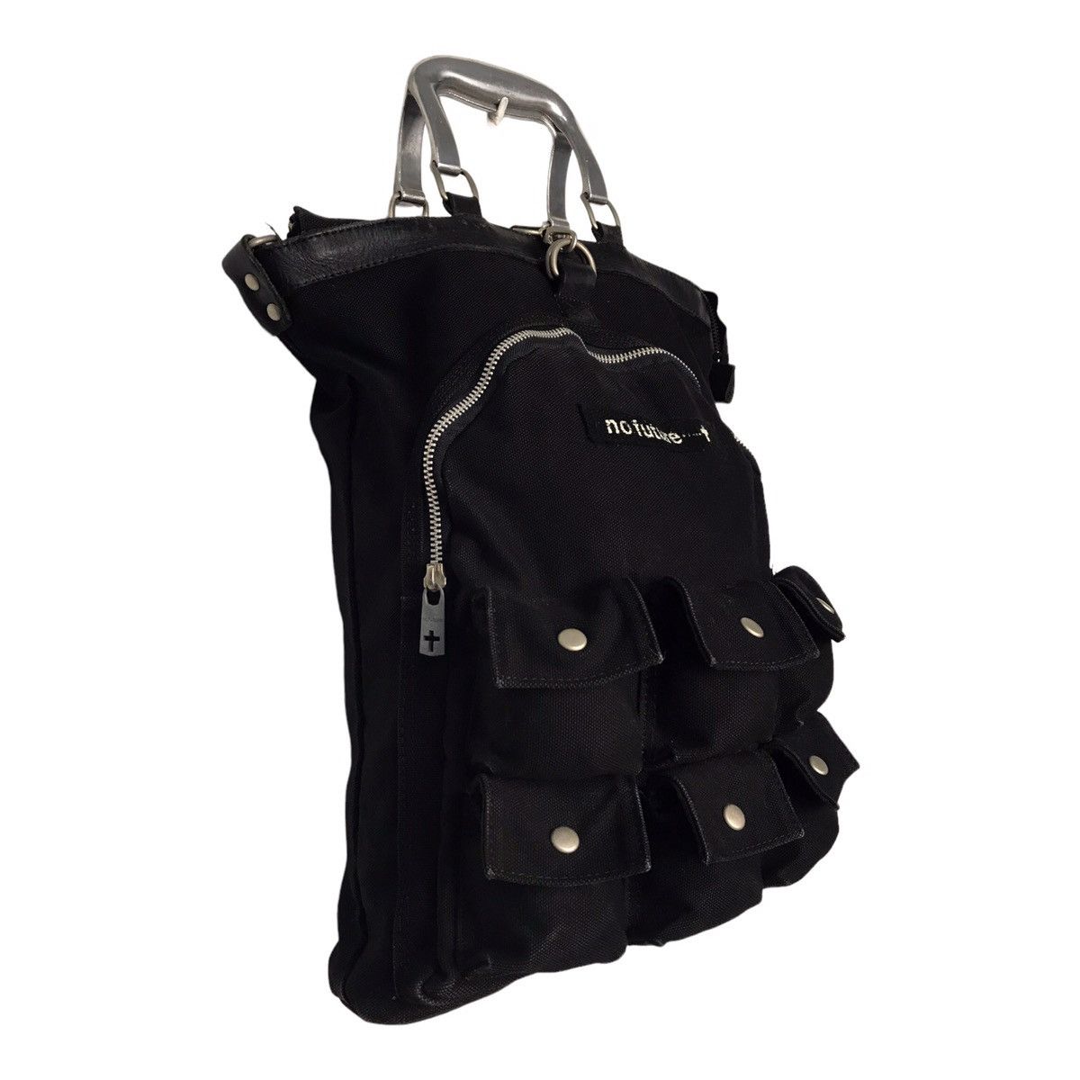 Hysteric Glamour × If Six Was Nine × Le Grande Bleu (L.G.B.) No Future Multi Pocket Canvas Sling Bag Size ONE SIZE - 2 Thumbnail