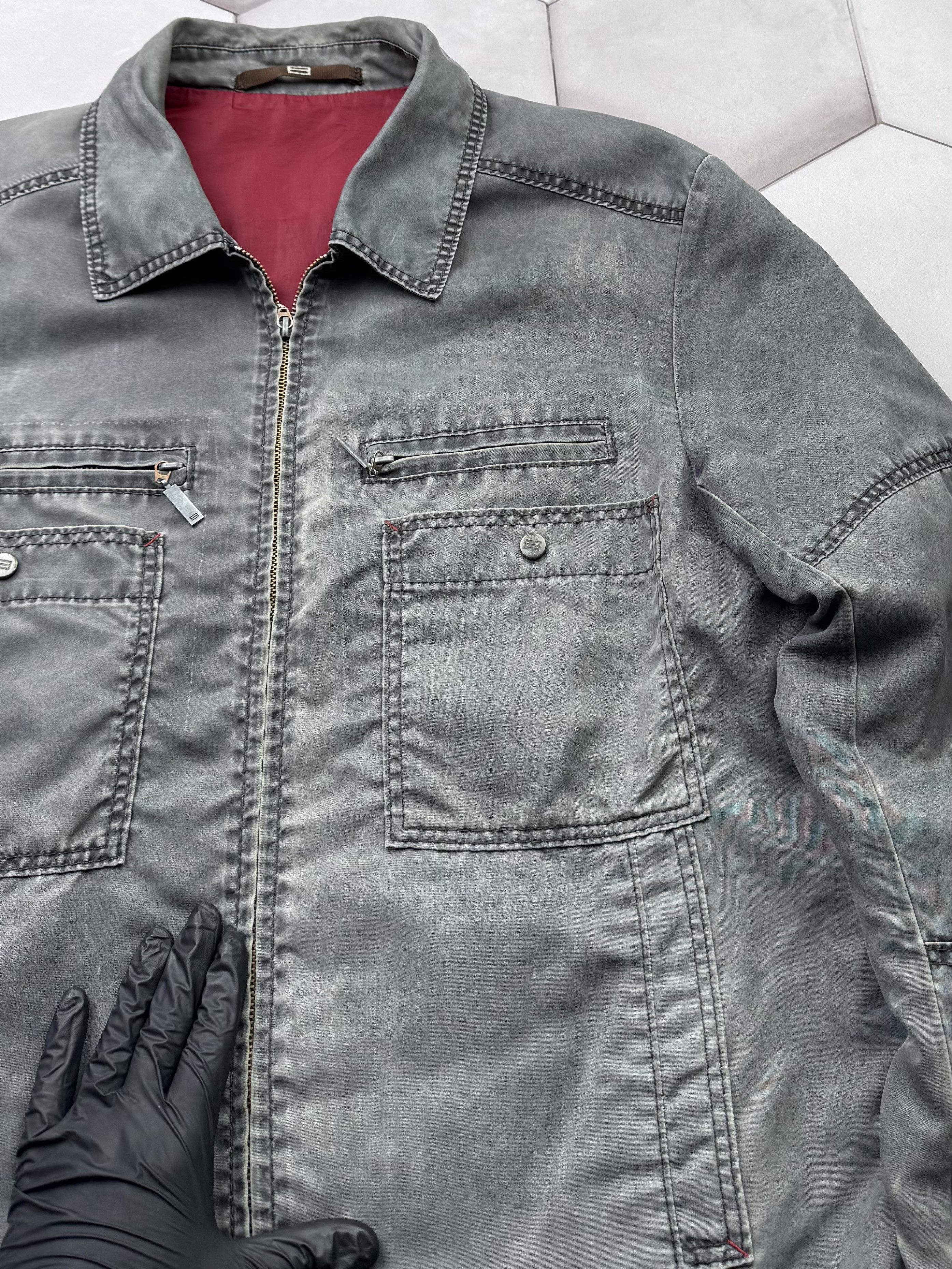 Japanese Brand Vintage Faded Garment Dyed Jacket Red Lining Size US XL / EU 56 / 4 - 5 Thumbnail