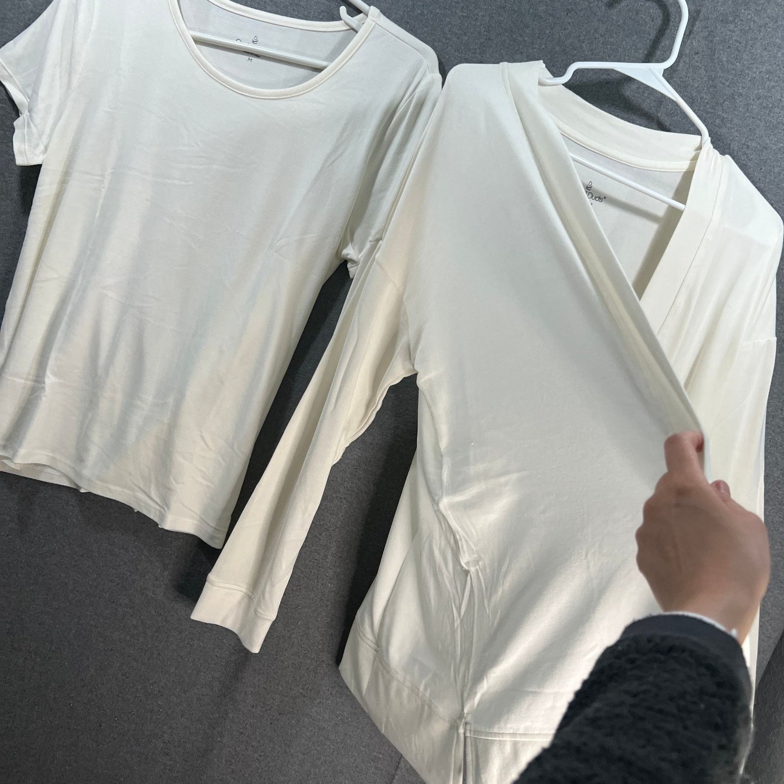 Other Cuddl Duds Seriously Soft 2-Piece Tee & Wrap Set Hthr Size M / US 6-8 / IT 42-44 - 13 Thumbnail