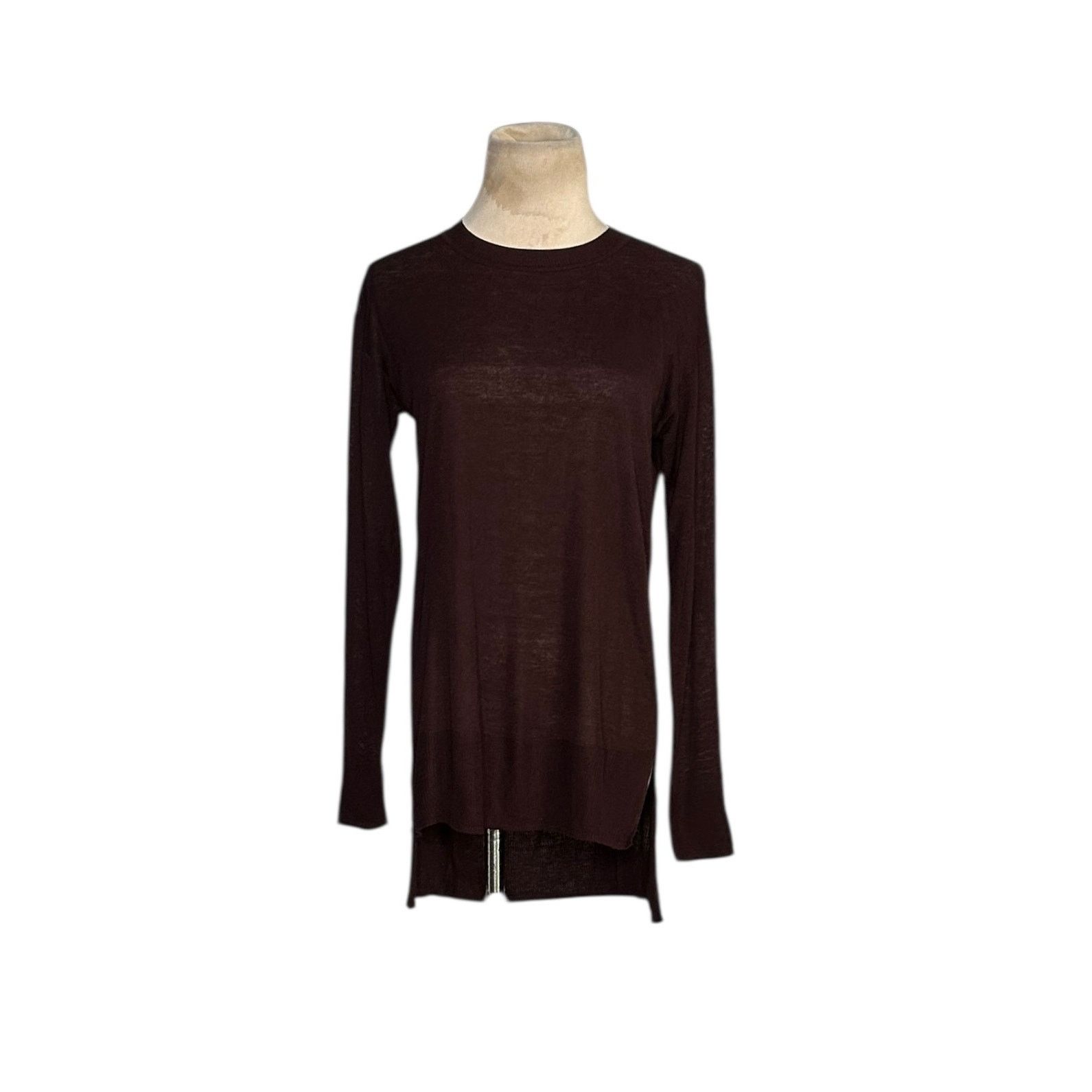 H&M H&M brown long sleeves hi low sweater size XS Size XS / US 0-2 / IT 36-38 - 8 Thumbnail