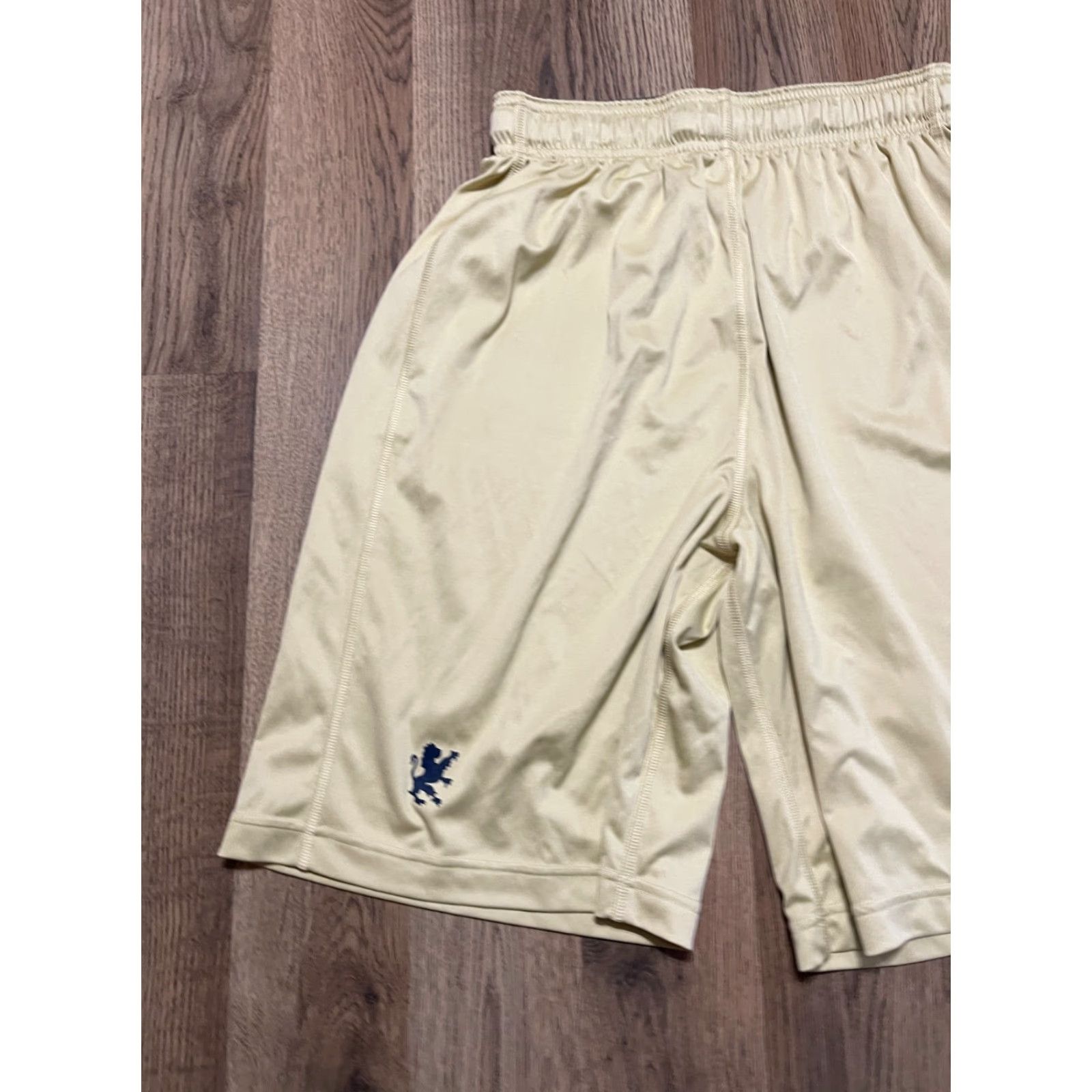 Nike Nike Shorts Men's Medium Gray Gold Basketball Shorts Size US 31 - 3 Thumbnail