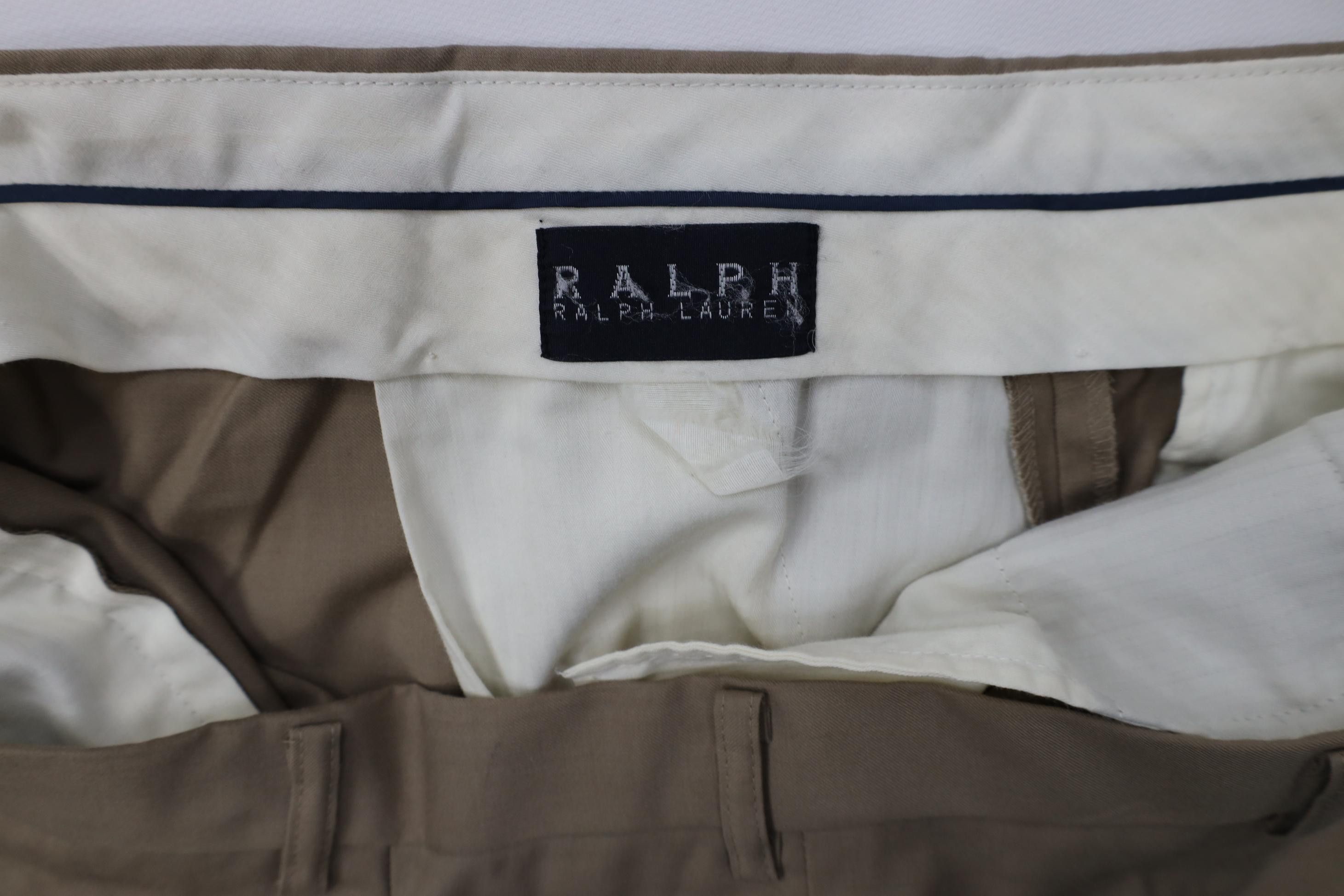 Polo Ralph Lauren Vintage 90s Ralph Lauren Distressed Wide Leg Chino Pants Size US 36 / EU 52 - 10 Thumbnail