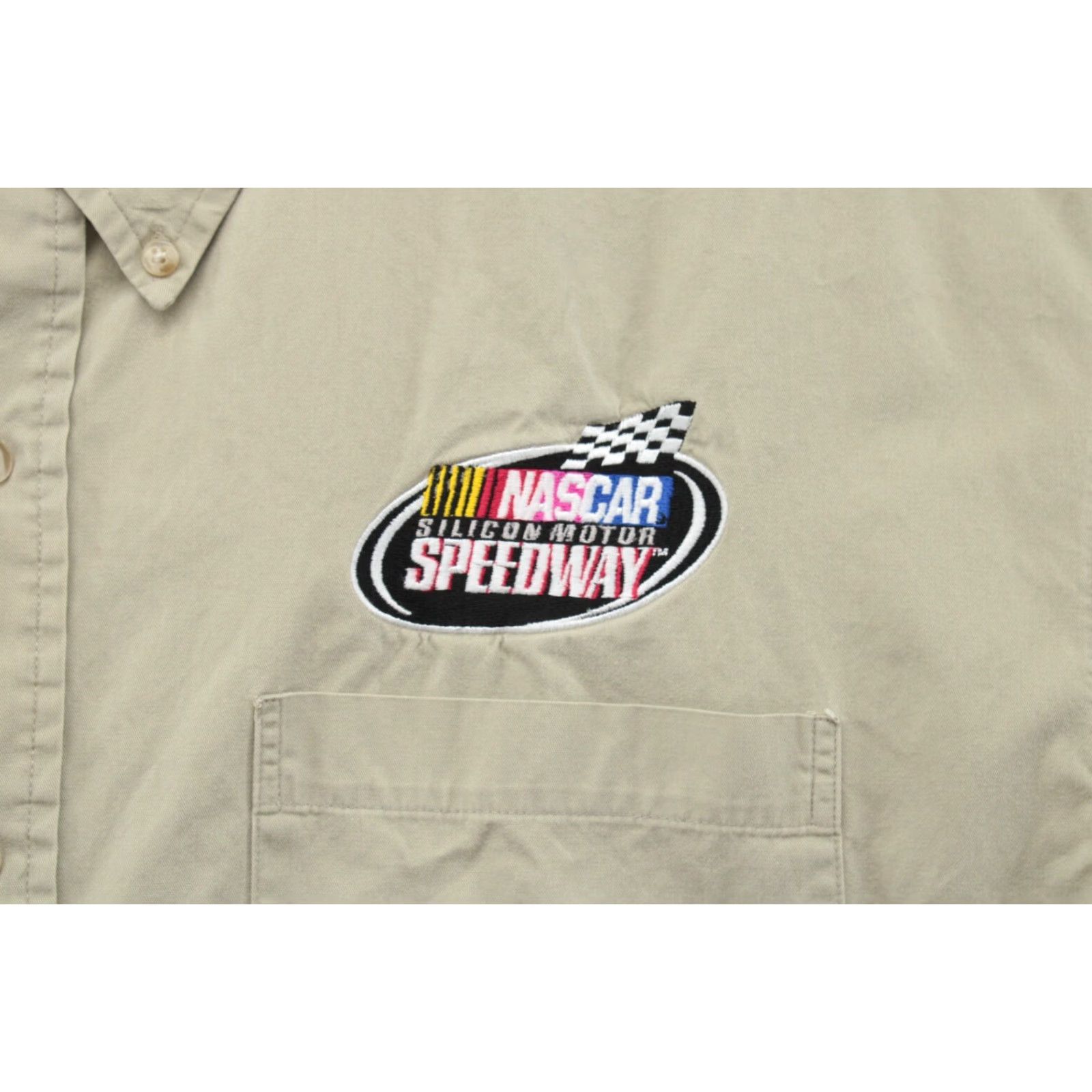 Vintage VTG NASCAR Munsingwear Shirt Mens XL Khaki Cotton 100% Cotton Button-Up Collared Long Sleeve Size US XL / EU 56 / 4 - 3 Thumbnail