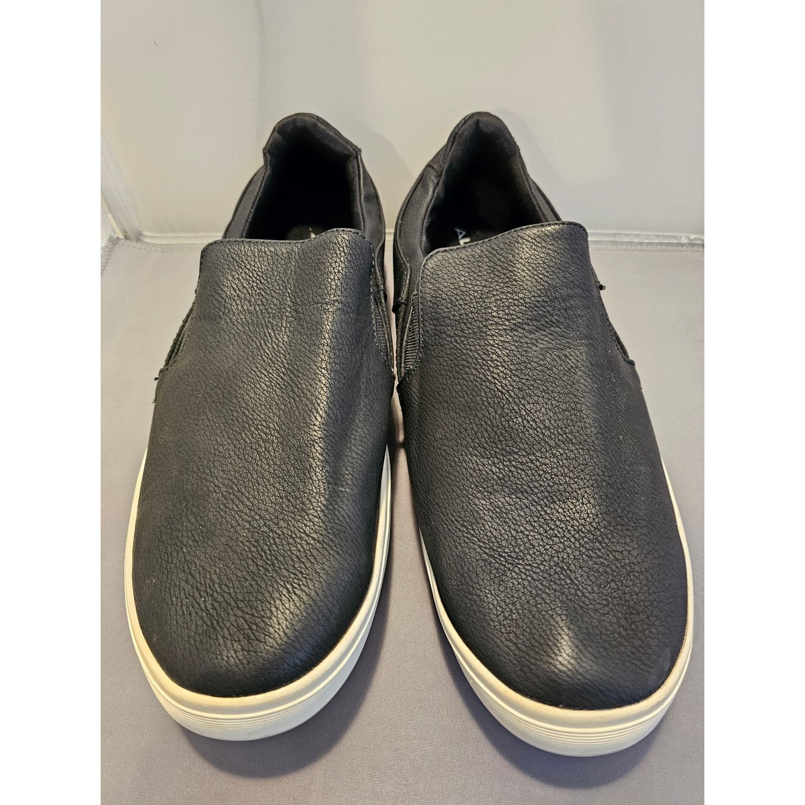 Aldo Aldo Black Slip On Loafers - Mens Size 44 (US 11) - Italy Size US 11 / EU 44 - 5 Thumbnail