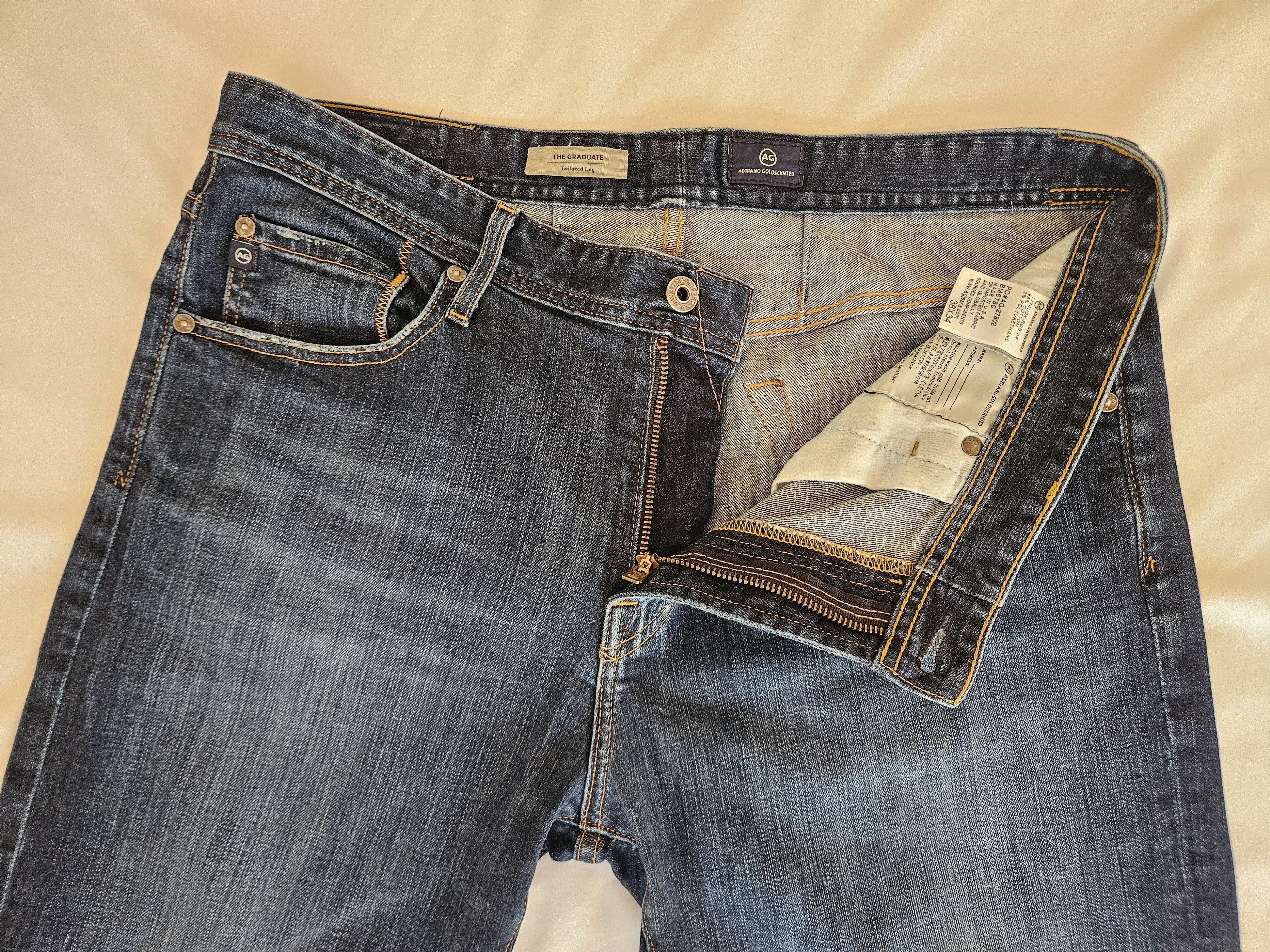 AG Adriano Goldschmied AG Adriano Goldschmied “The Graduate” Men’s Jeans 36x34 Size US 36 / EU 52 - 4 Thumbnail