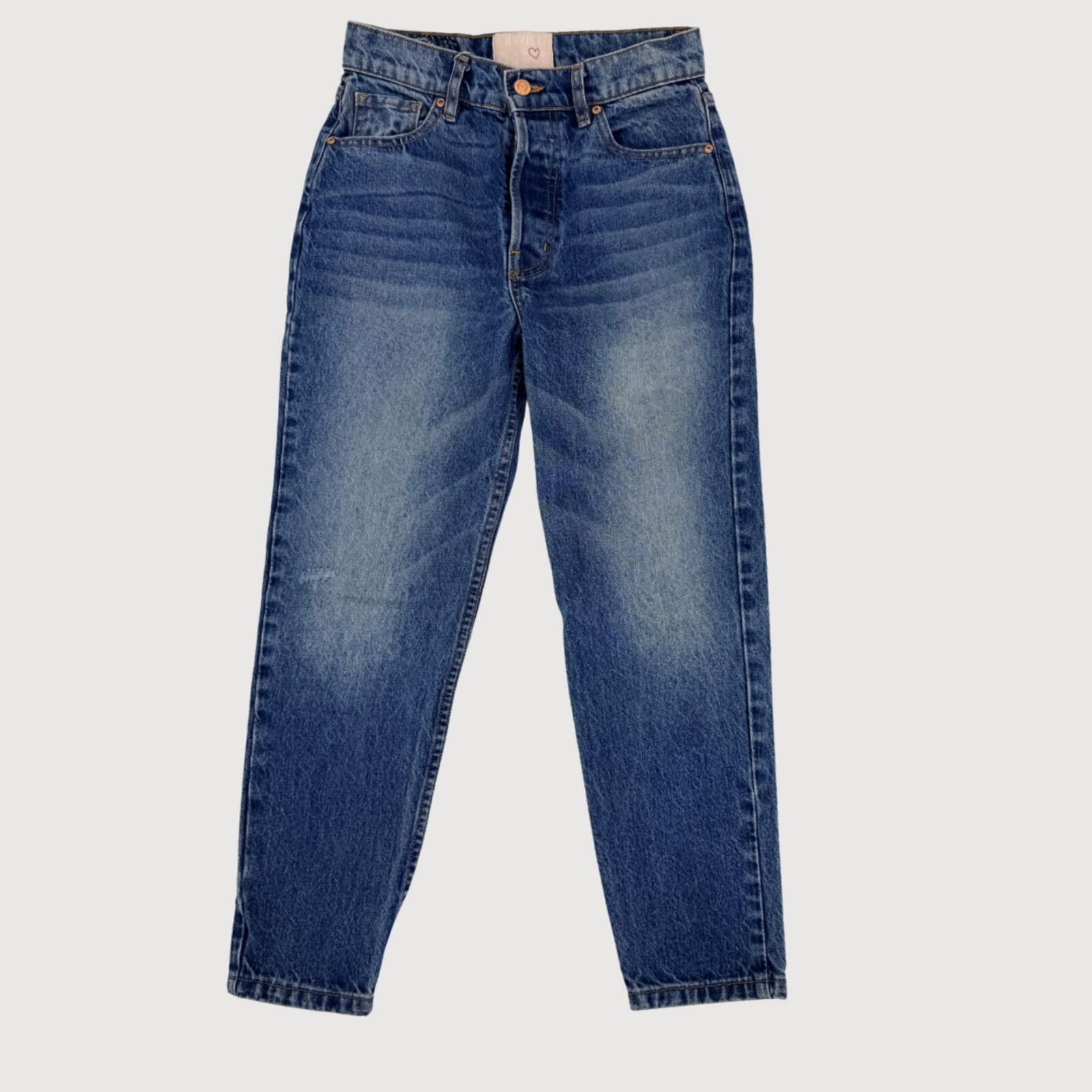 Review Revise High Rise Slim Crop Jeans Dark Wash 26 Size 26" / US 2 / IT 38 - 1 Thumbnail
