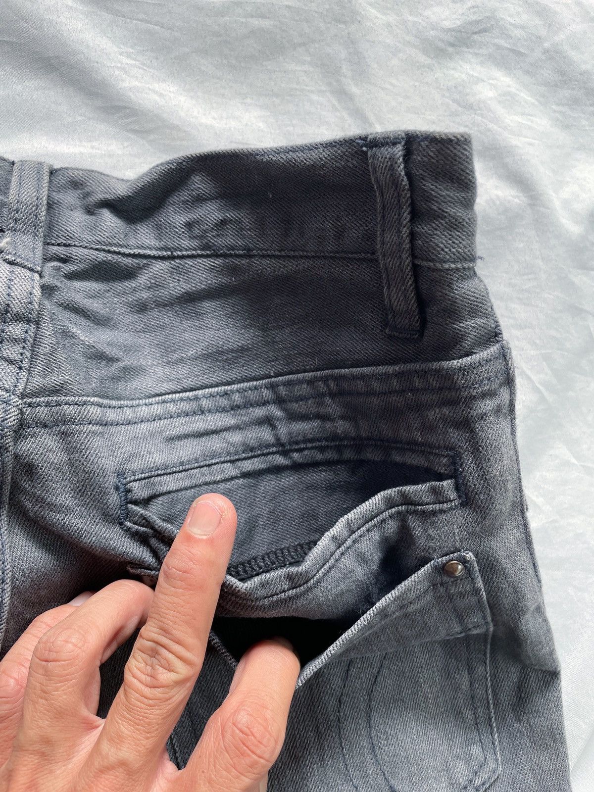 Tete Homme TETE HOMME DOUBLE POCKET PUNK DENIM PANTS Size US 30 / EU 46 - 13 Thumbnail