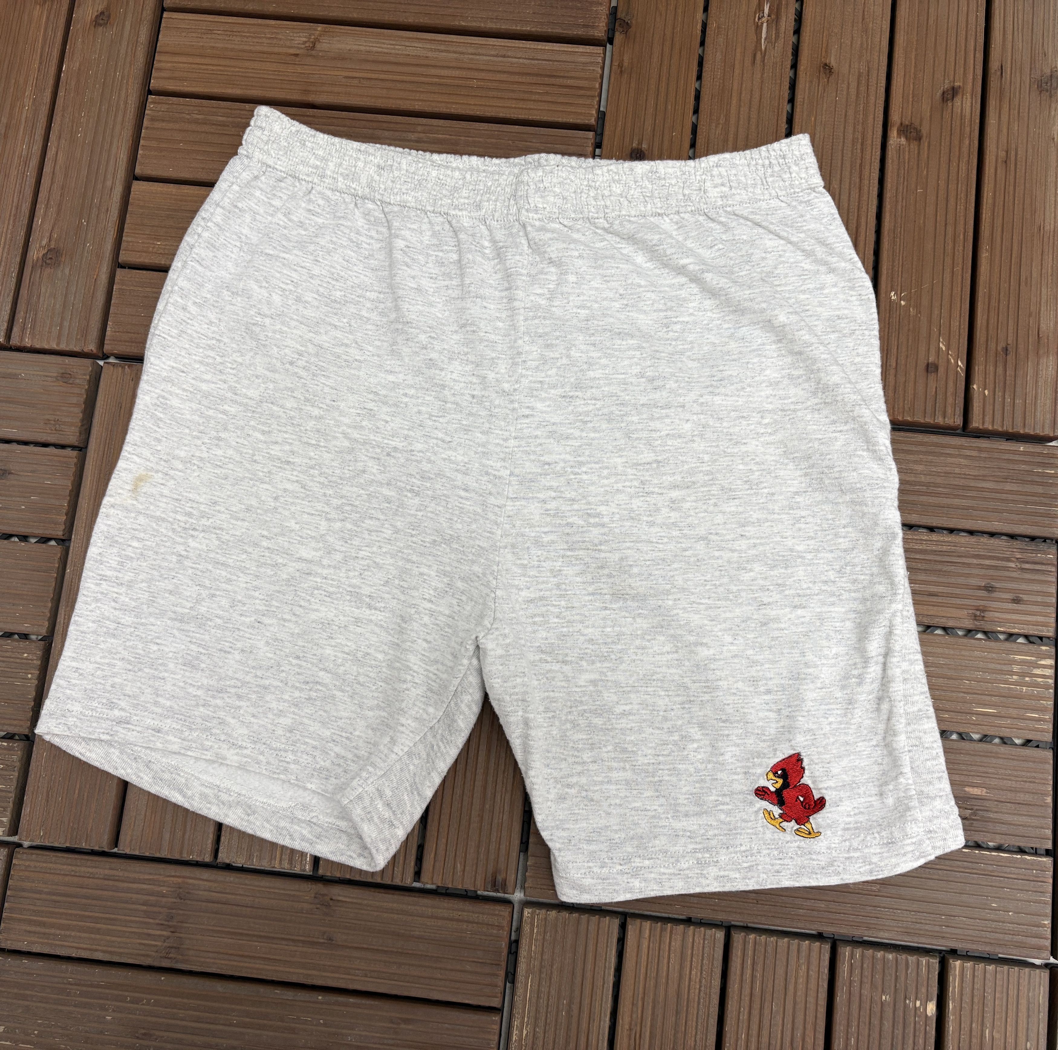 Russell Athletic × Vintage Louisville Cardinals Vintage Made in USA Sweat Shorts Size US 30 / EU 46 - 3 Thumbnail