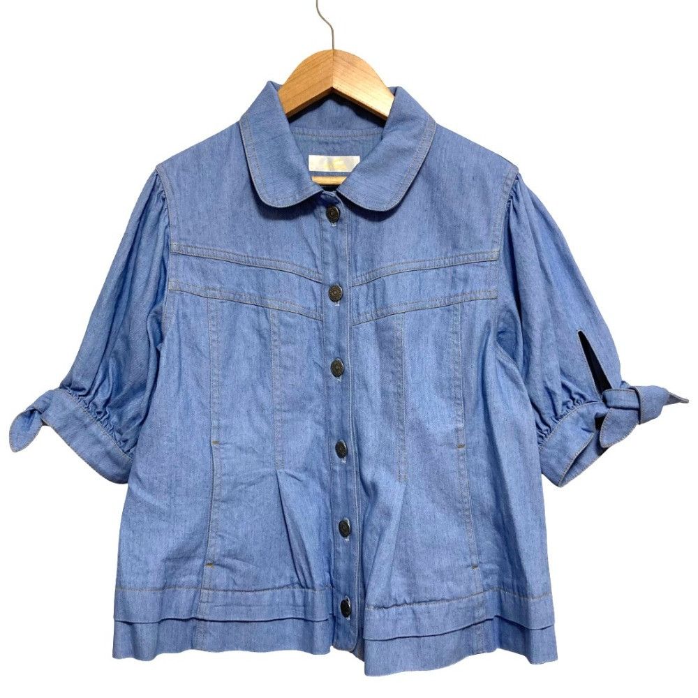 Other Other PINK HOUSE Denim Jacket Textile Outerwear A2151FJ367 DUTY FREE for USA Size ONE SIZE - 1 Thumbnail