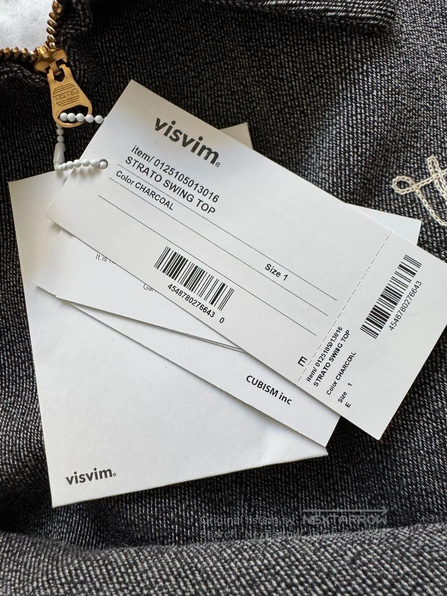 Visvim visvim charcoal strato swing top jacket. Size US XXS / EU 40 - 5 Thumbnail