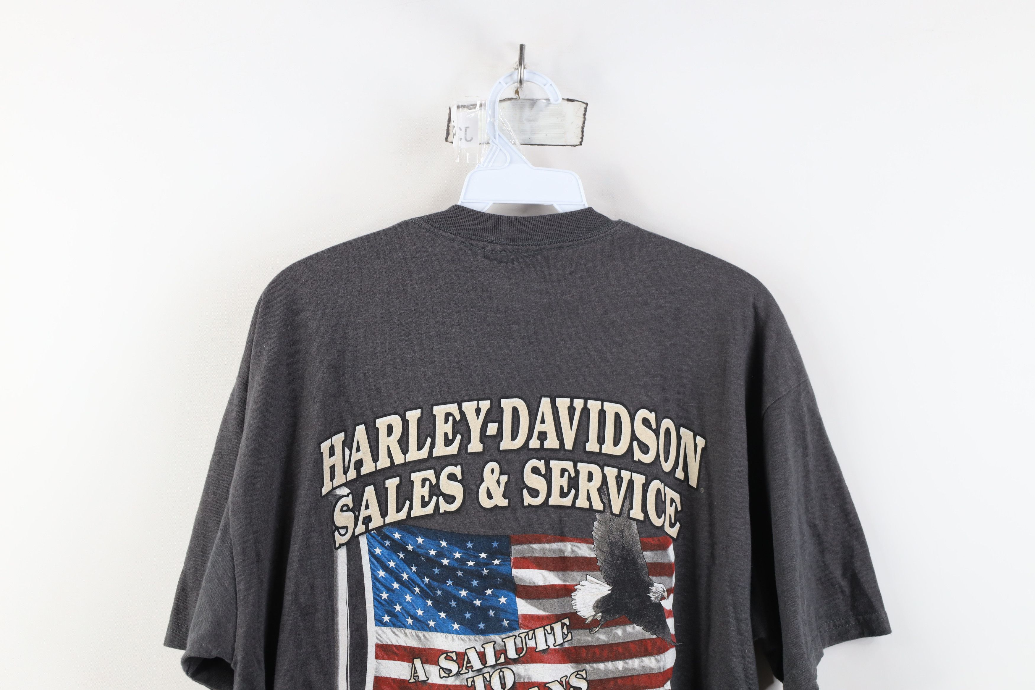 Harley Davidson Vintage Y2K Harley Davidson Ride of Pride T-Shirt Gray USA Size US L / EU 52-54 / 3 - 14 Thumbnail