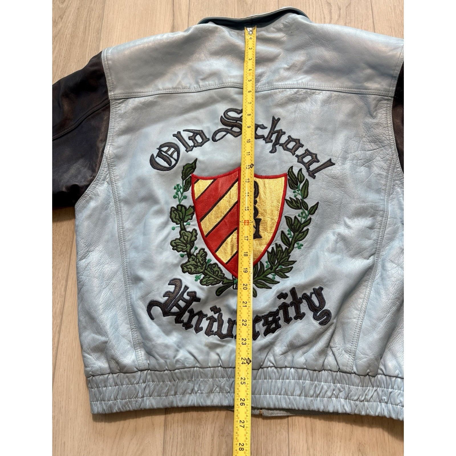 Leather VTG 90s Old School University Streetwear XL Leather Jacket Size US XL / EU 56 / 4 - 21 Thumbnail