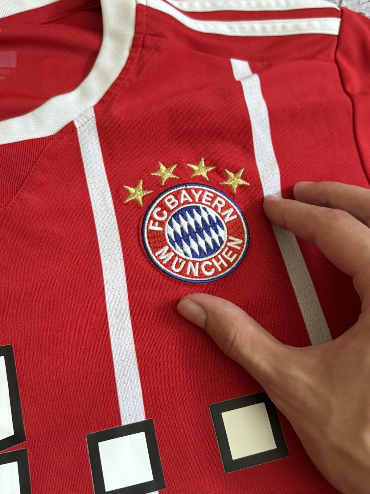 Adidas × Vintage Vintage Adidas Bayern Munchen FC Lewandowski Size US L / EU 52-54 / 3 - 7 Thumbnail
