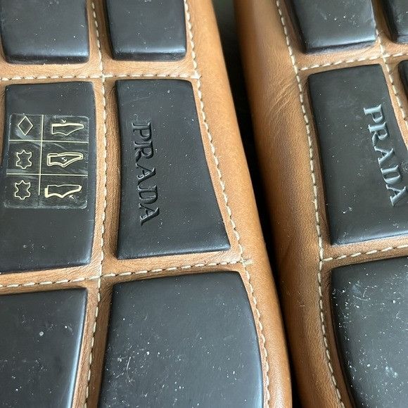Prada Prada Tan Leather Driving Loafers Moccasin Style Slip Ons Em Size US 9 / EU 42 - 8 Thumbnail