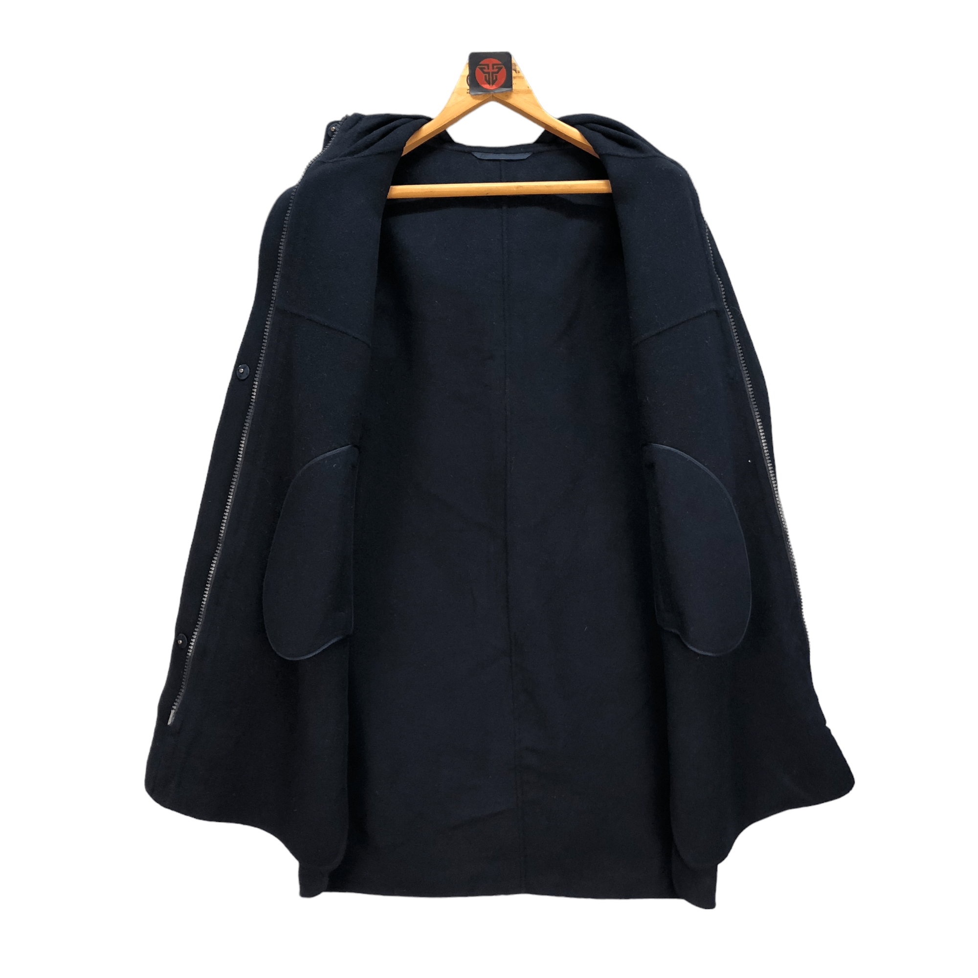 Max Mara 'S MAX MARA HOODED WOOL BLEND OVERCOAT JACKET #6845-90 Size S / US 4 / IT 40 - 8 Thumbnail
