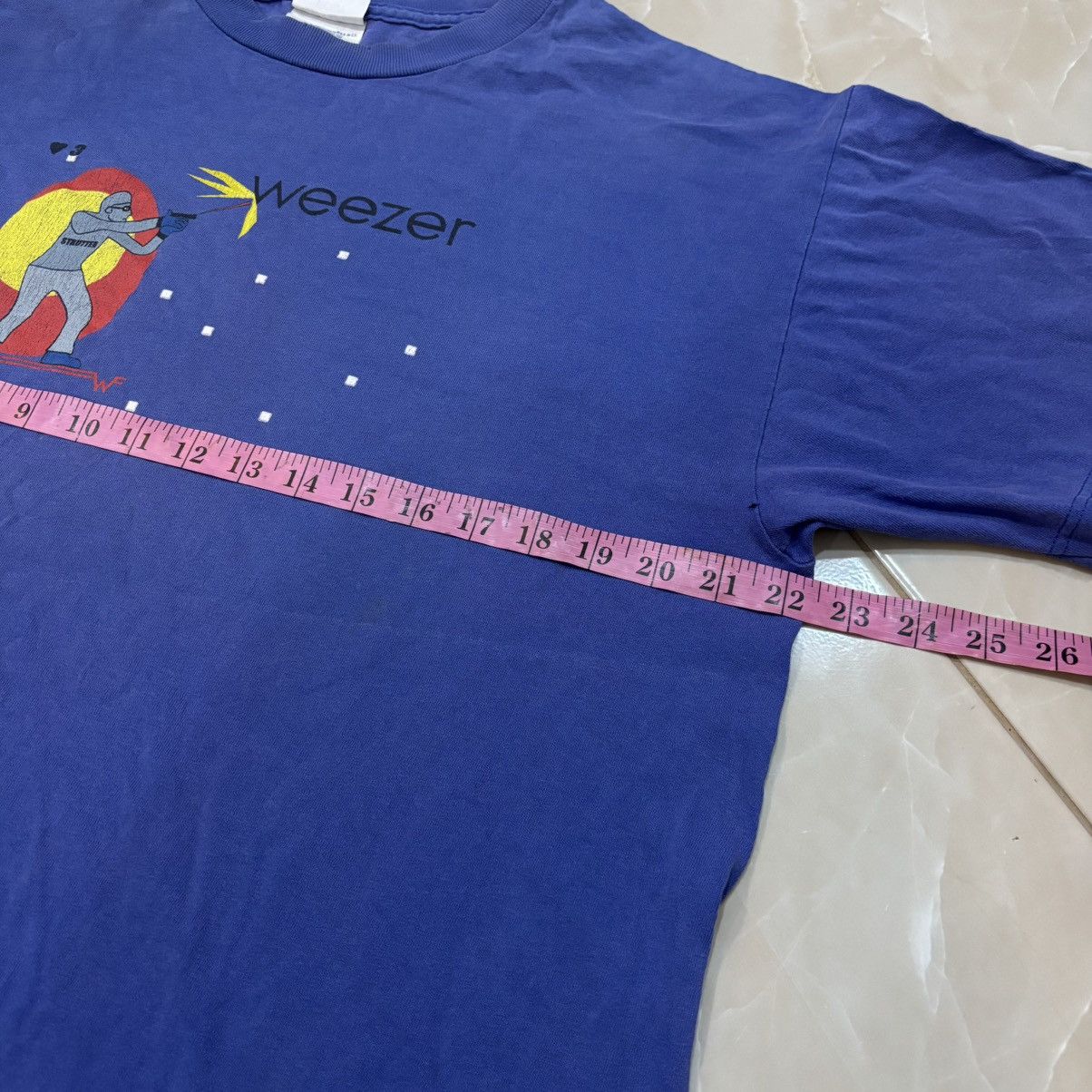 Band Tees Vintage Weezer Band Tee Shirts Size US L / EU 52-54 / 3 - 5 Thumbnail