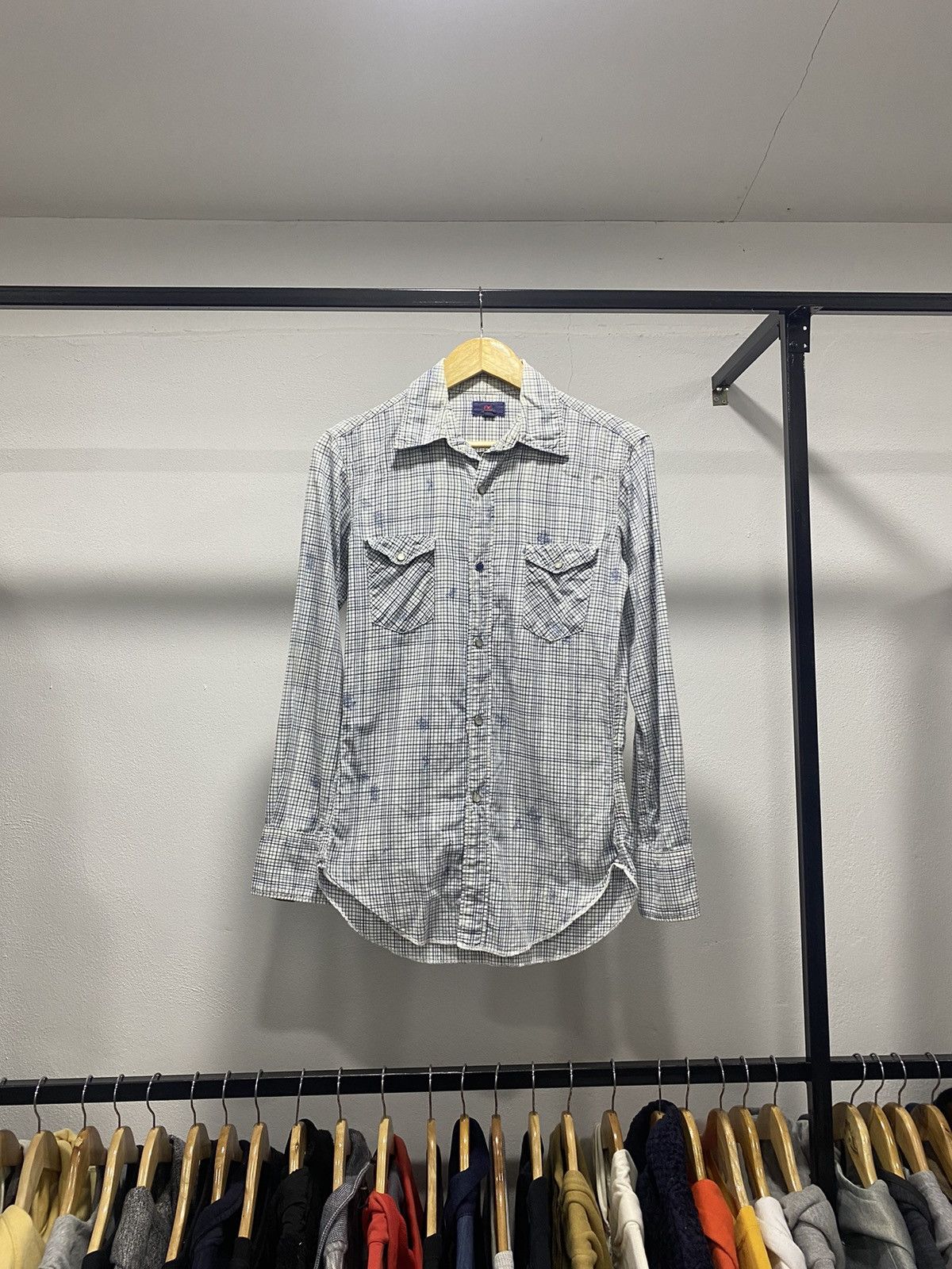 45rpm × Japanese Brand Sick☠️ 45rpm Plaid Shirt 90s like Hysteric made in Japan Size US S / EU 44-46 / 1 - 1 Thumbnail