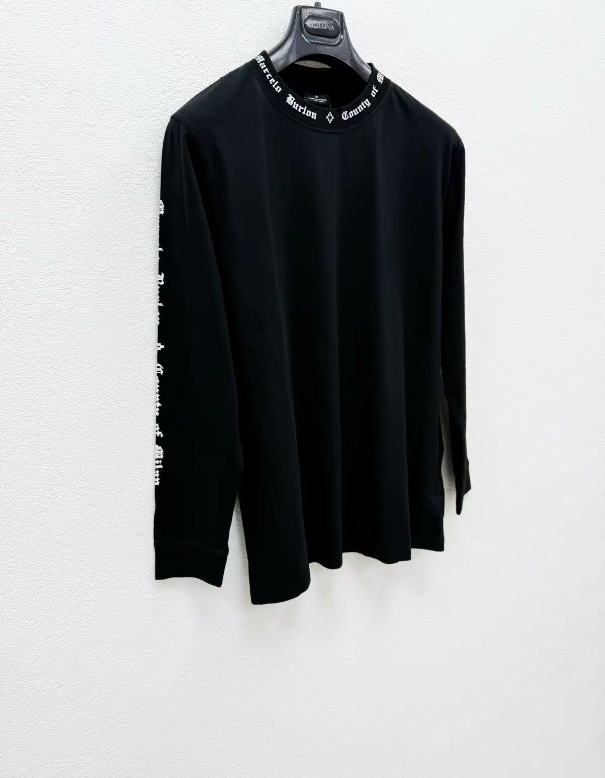 Marcelo Burlon Marcelo Burlon 100% Cotton Long Sleeve T-shirt J30 Size US M / EU 48-50 / 2 - 2 Thumbnail