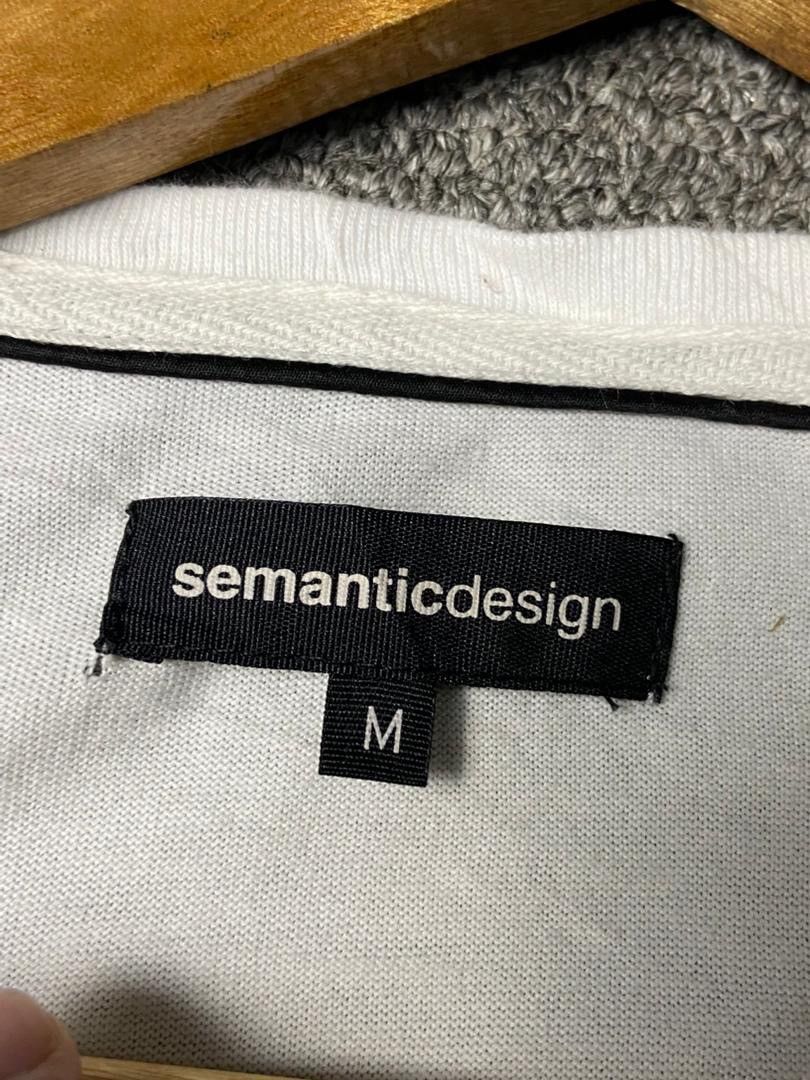 semanticdesign SemanticDesign Poem & Art Design Long Sleeve Shirt (142) Size US M / EU 48-50 / 2 - 7 Thumbnail