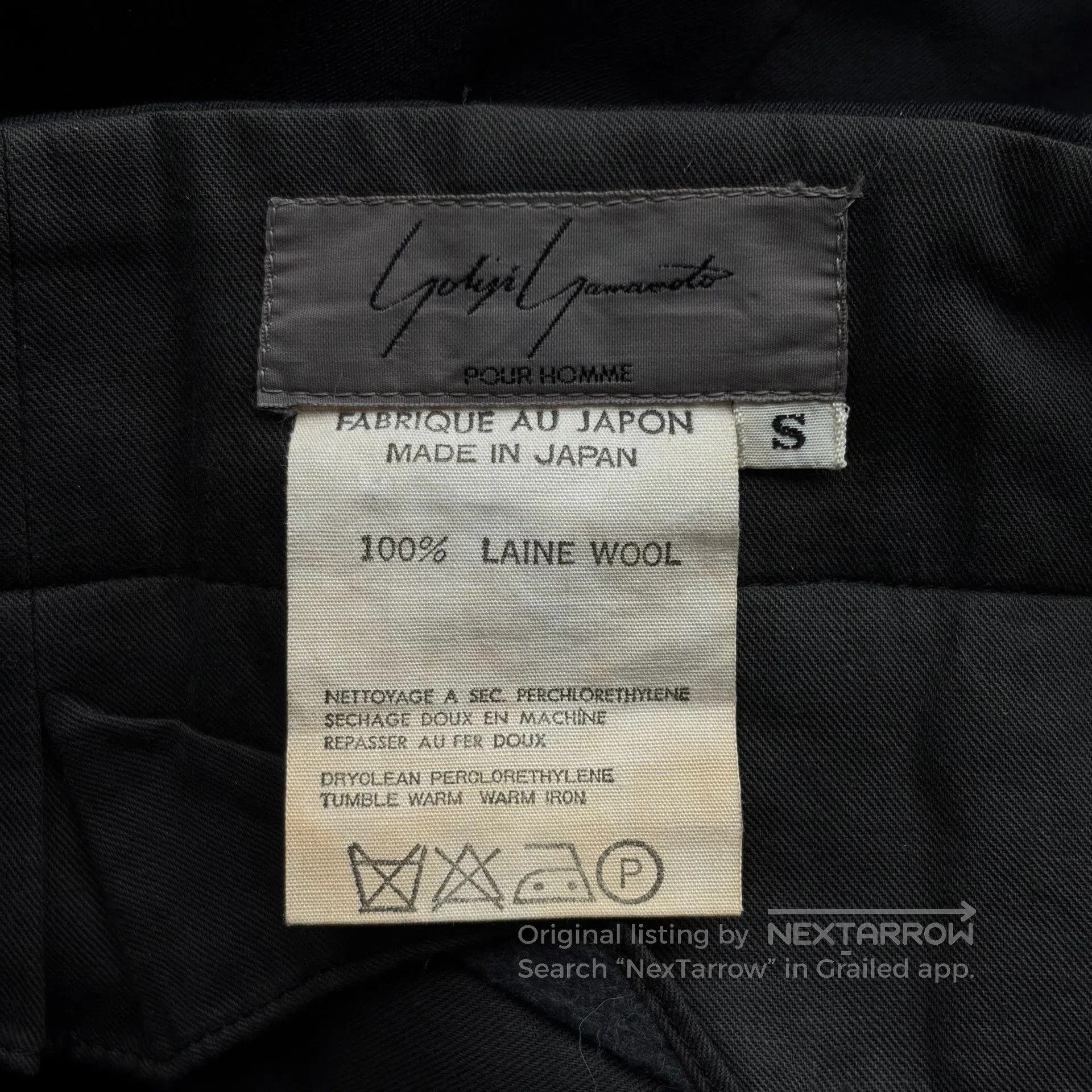 Yohji Yamamoto Yohji Yamamoto 86AW Diagonal Stripe Trousers. Size US 30 / EU 46 - 6 Thumbnail